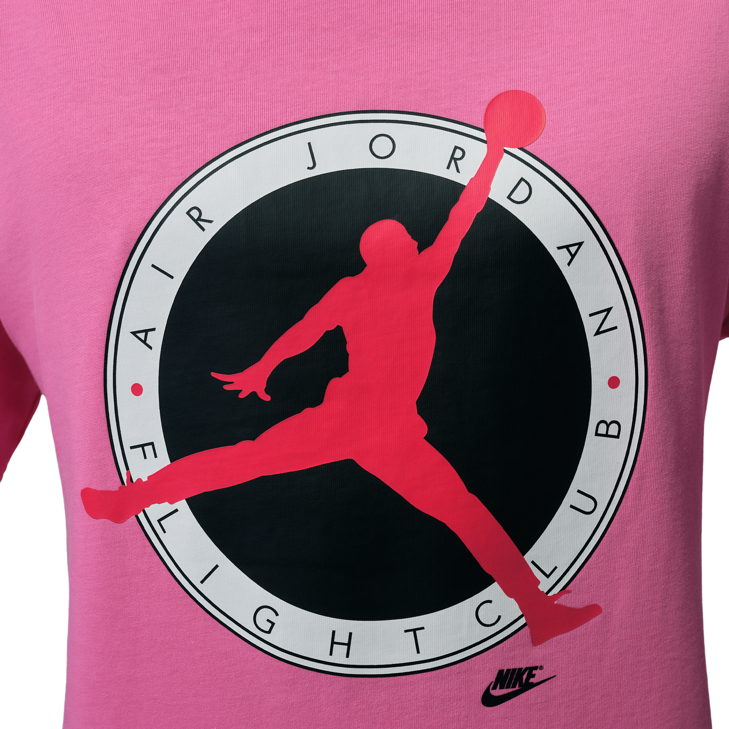 Jordan Flight Club Short Sleeve Crew - Men's - Pink/Red