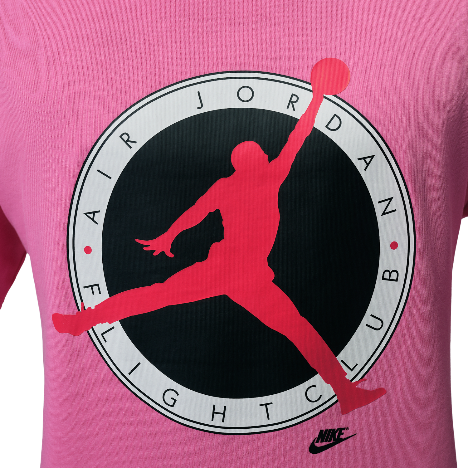 Jordan Flight Club Short Sleeve Crew - Men's - Pink/Red