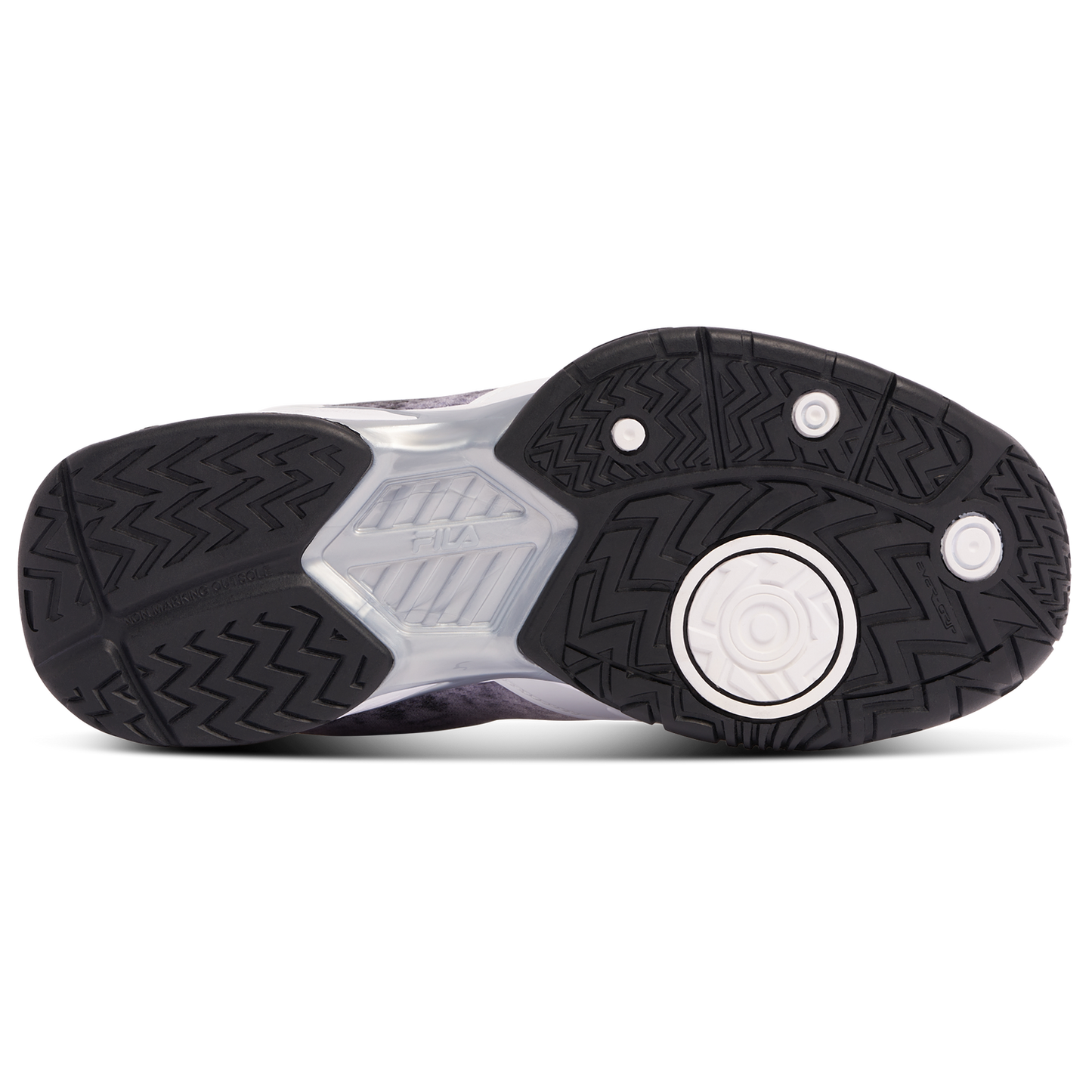 Fila Volley Zone Tie Dye - Women's - Black/White/Silver
