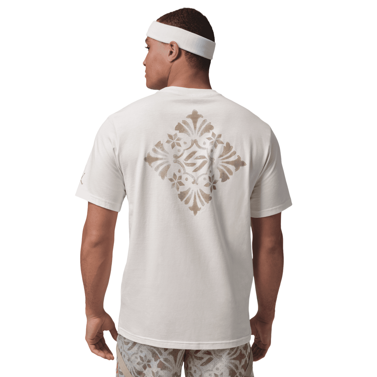 Jordan Dri-FIT SPT Short Sleeve Crew - Men's - Sail/Khaki