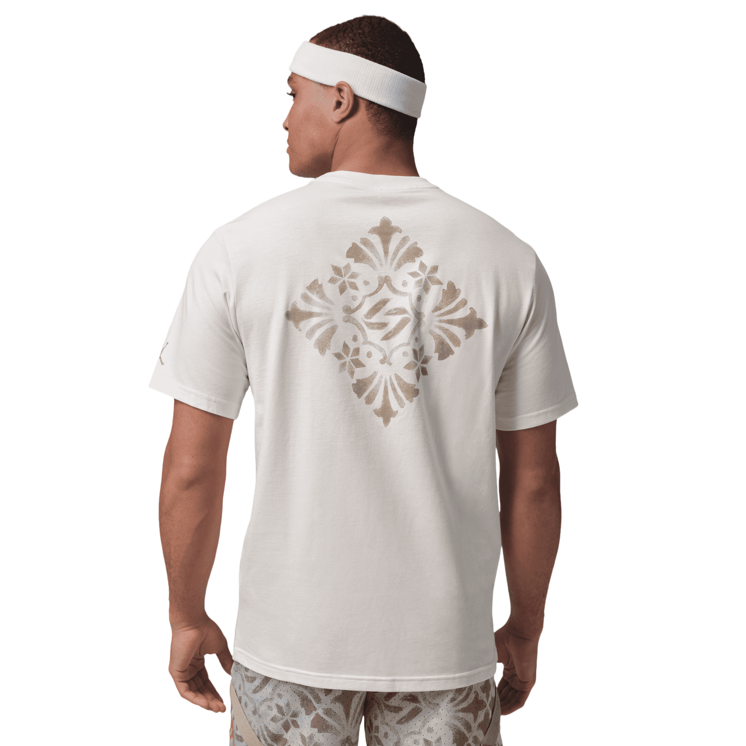 Jordan Dri-FIT SPT Short Sleeve Crew - Men's - Sail/Khaki