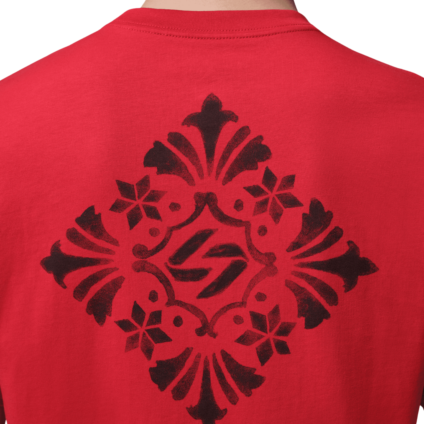 Jordan Dri-FIT SPT Short Sleeve Crew - Men's - Varsity Red/Black