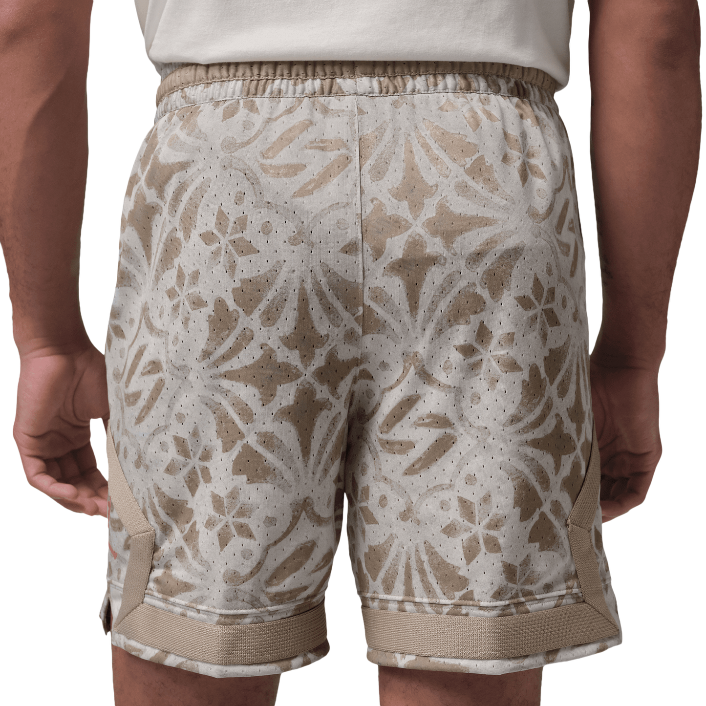 Jordan Demand SPT Short - Men's - Khaki/Varsity Red