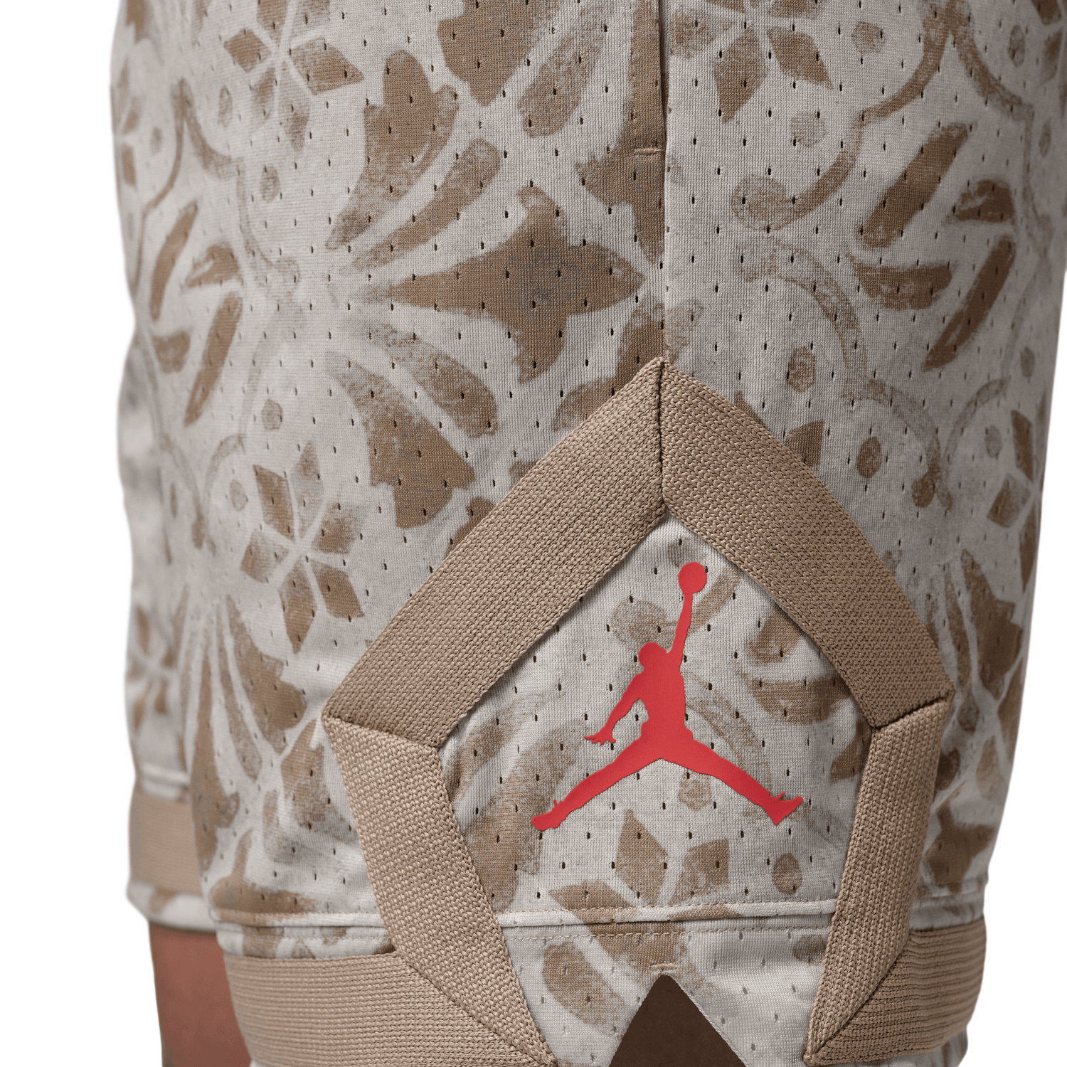 Jordan Demand SPT Short - Men's - Khaki/Varsity Red