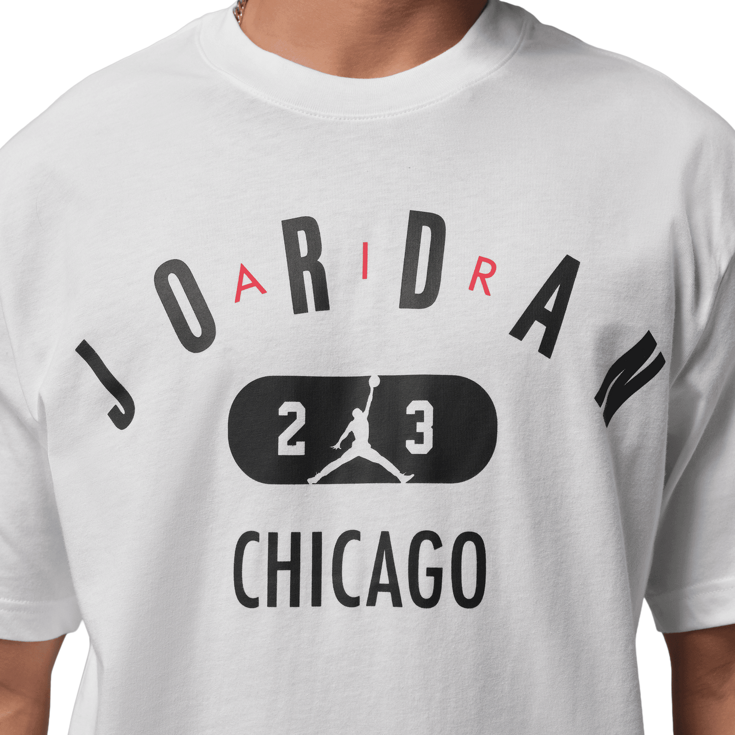 Jordan Chicago City Short Sleeve Crew - Men's - White/Black