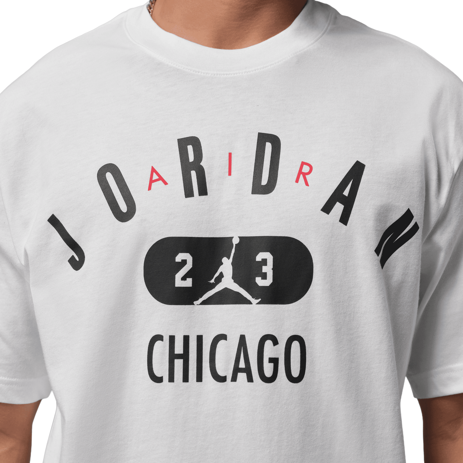 Jordan Chicago City Short Sleeve Crew - Men's - White/Black