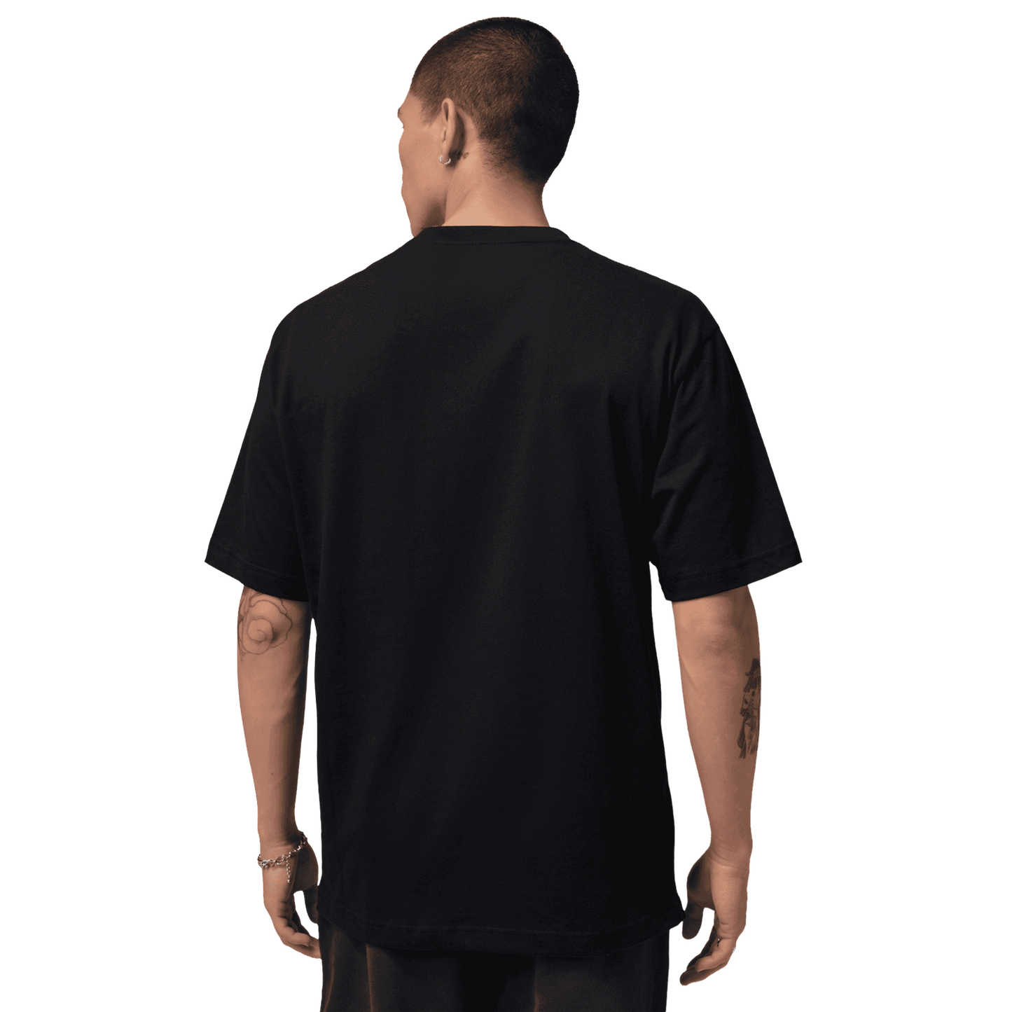 Jordan Los Angeles City Short Sleeve Crew - Men's - Black/White