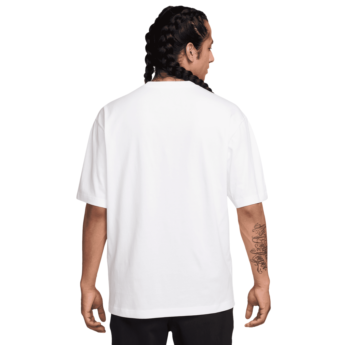 Jordan Los Angeles City Short Sleeve Crew - Men's - White/Black