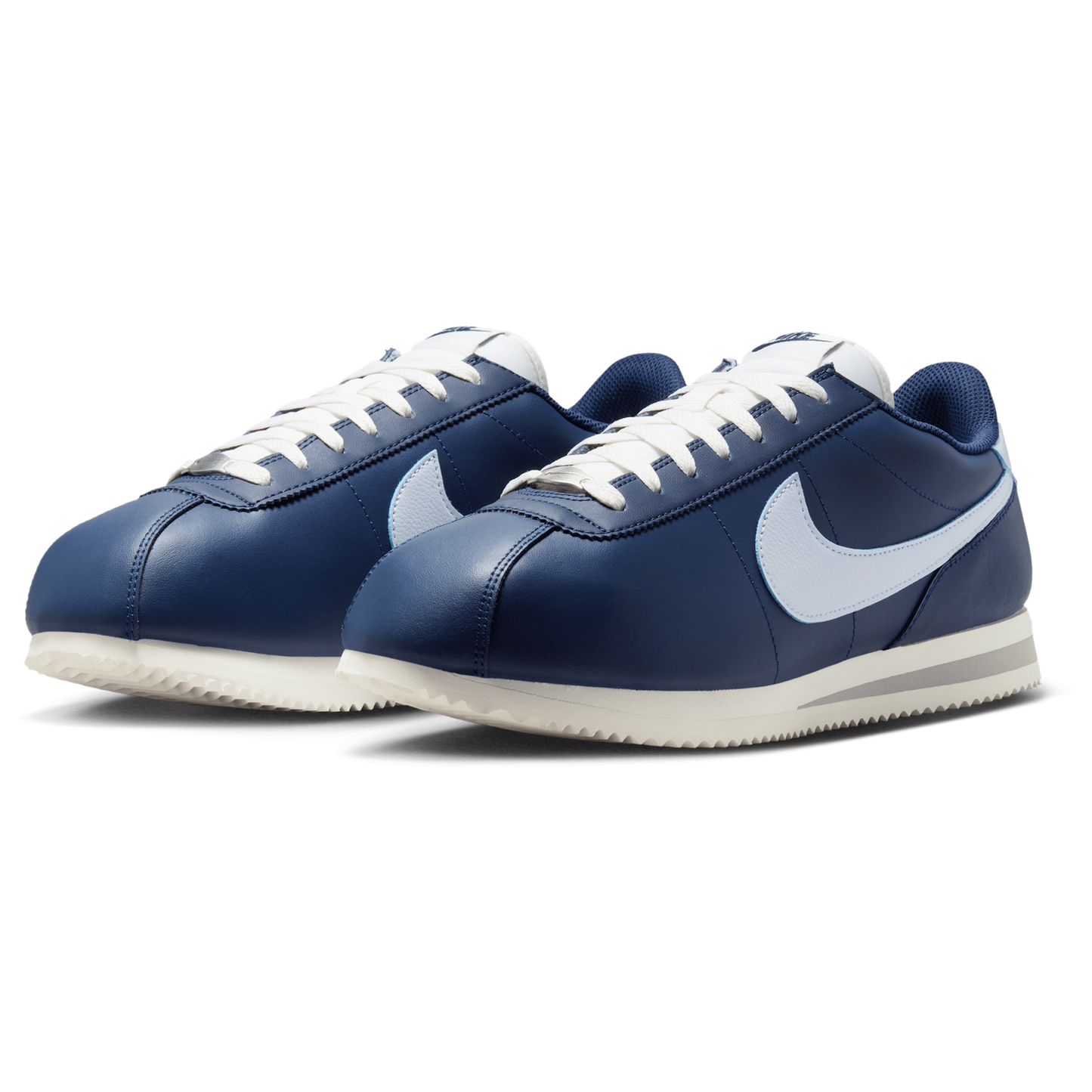 Nike Cortez - Men's - Sail/Football Grey/Midnight Navy