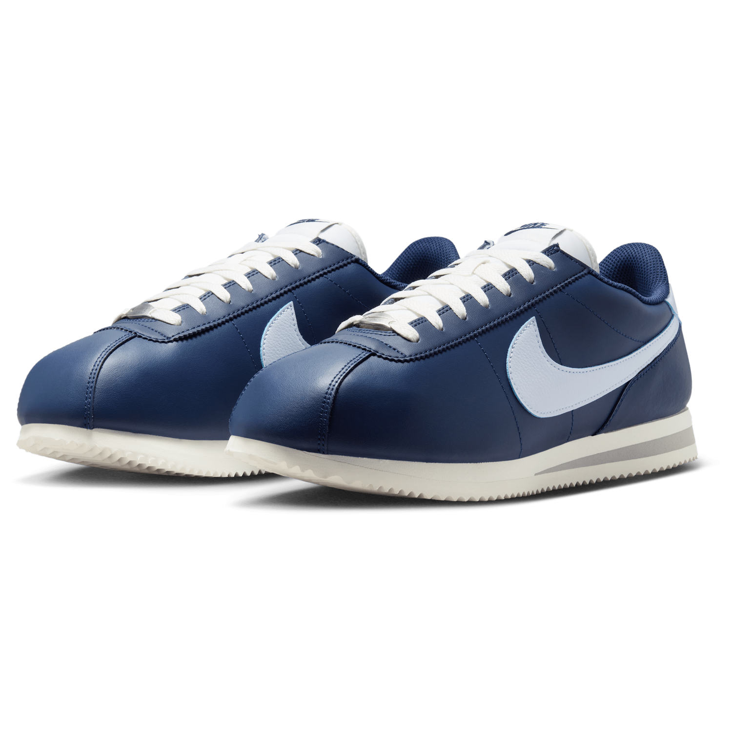 Nike Cortez - Men's - Sail/Football Grey/Midnight Navy