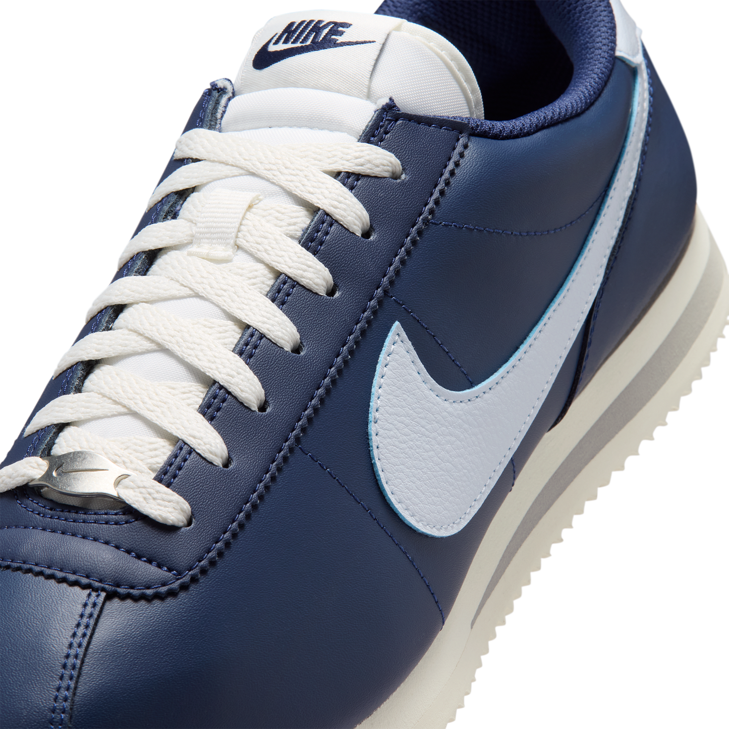 Nike Cortez - Men's - Sail/Football Grey/Midnight Navy