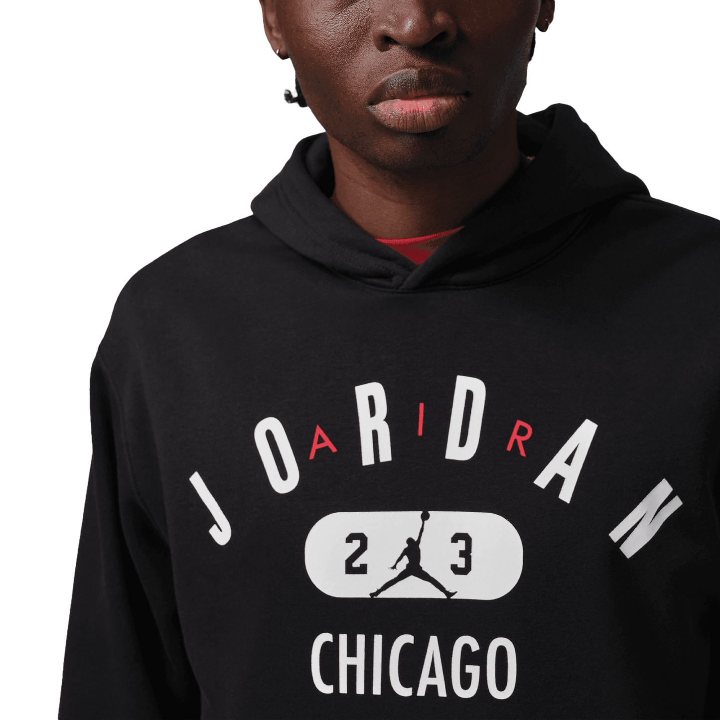 Jordan Chicago City Fleece Pullover - Men's - Black/White