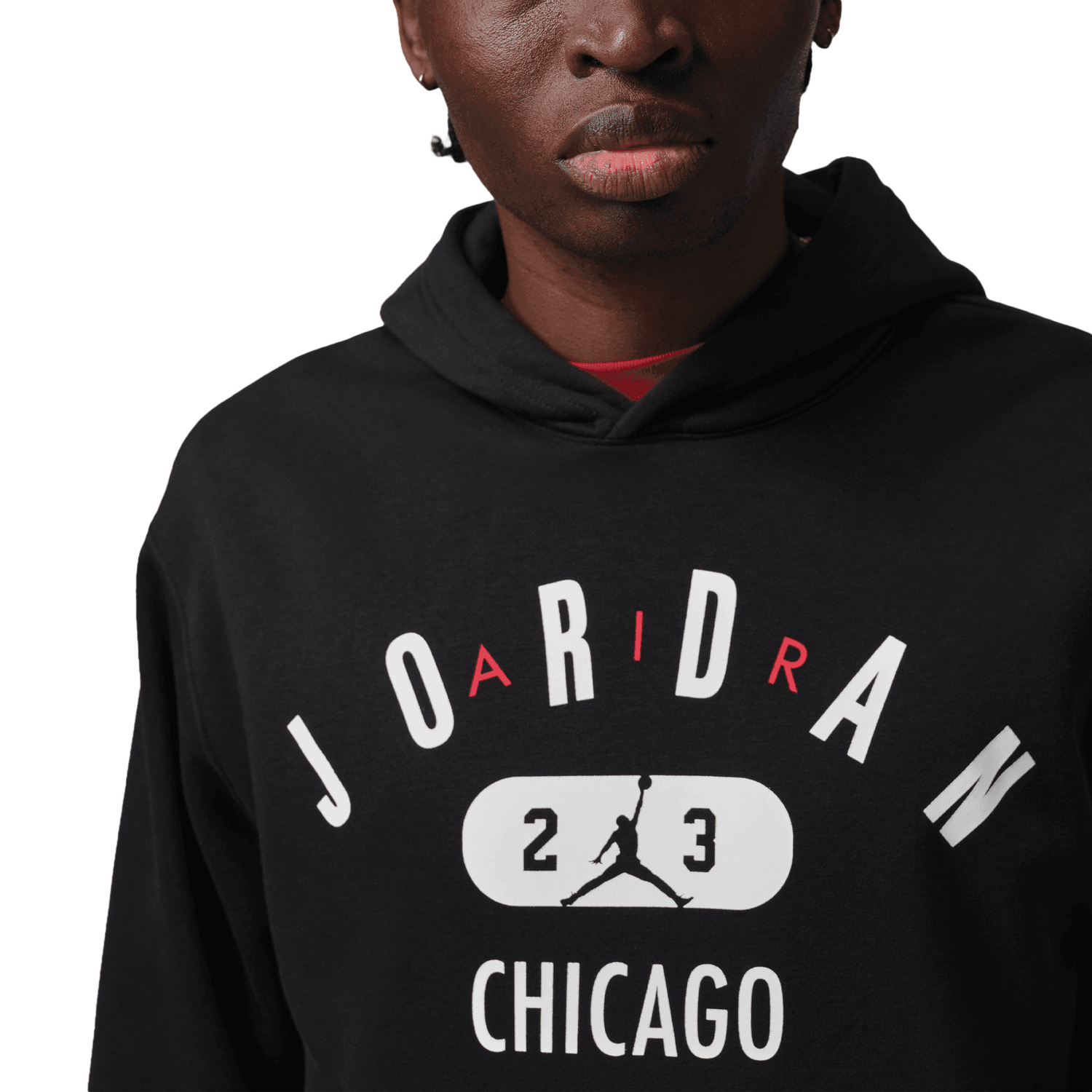 Jordan Chicago City Fleece Pullover - Men's - Black/White