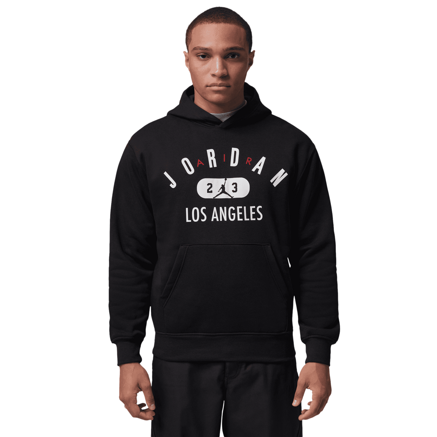 Jordan Los Angeles City Fleece Pullover - Men's - Black/White