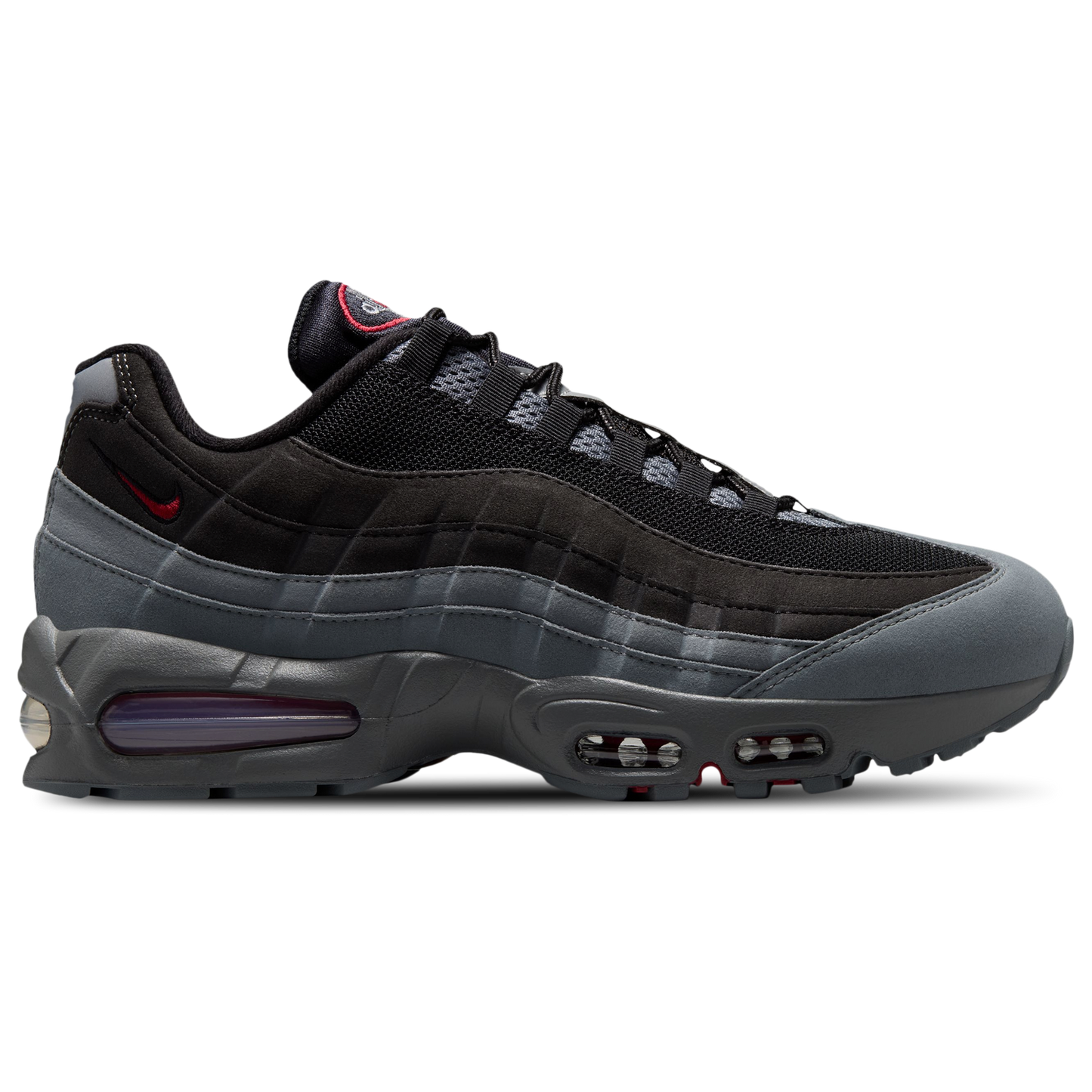 Nike Air Max 95 Big Bubble - Men's - Tough Red/Smoke Grey/Black