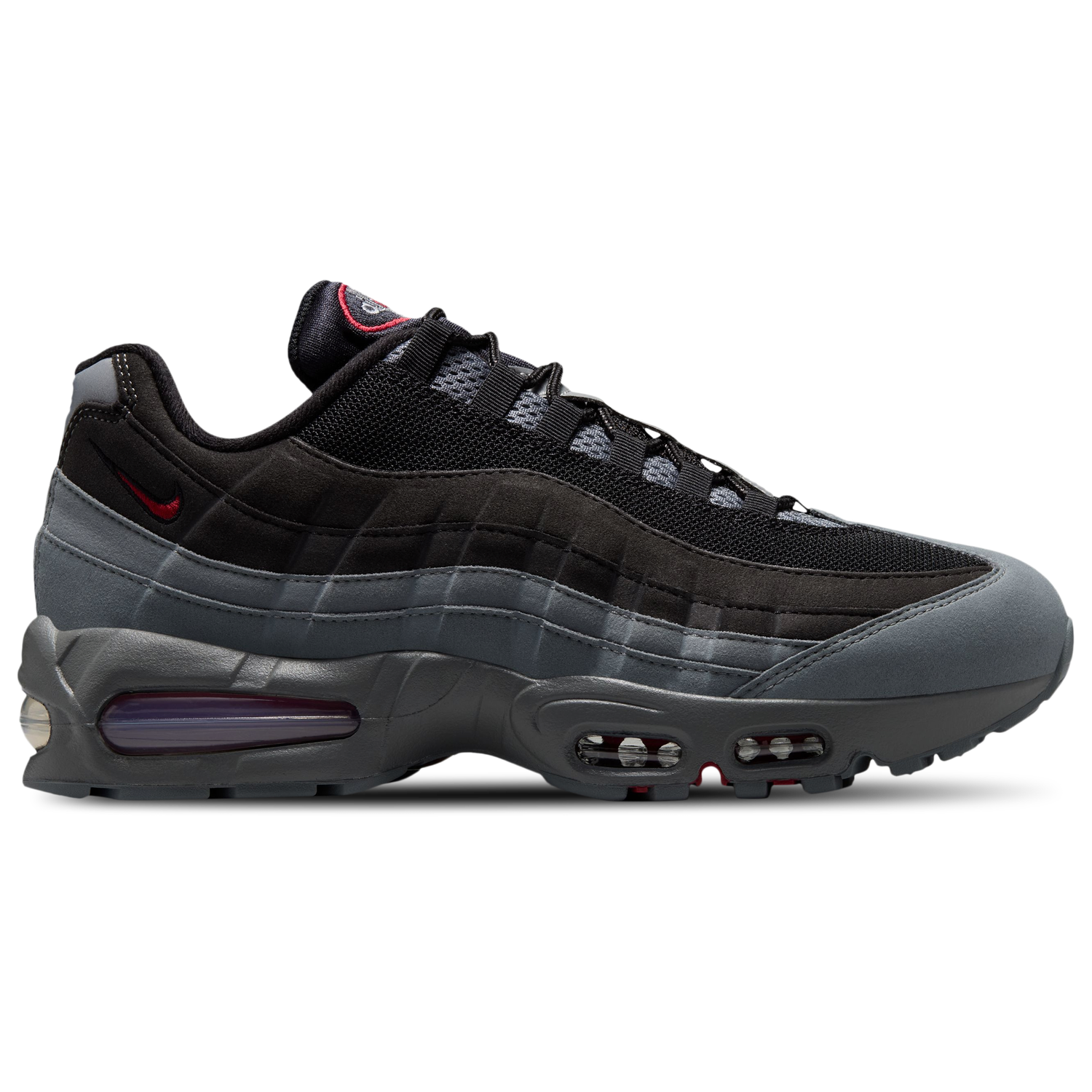 Nike Air Max 95 Big Bubble - Men's - Tough Red/Smoke Grey/Black