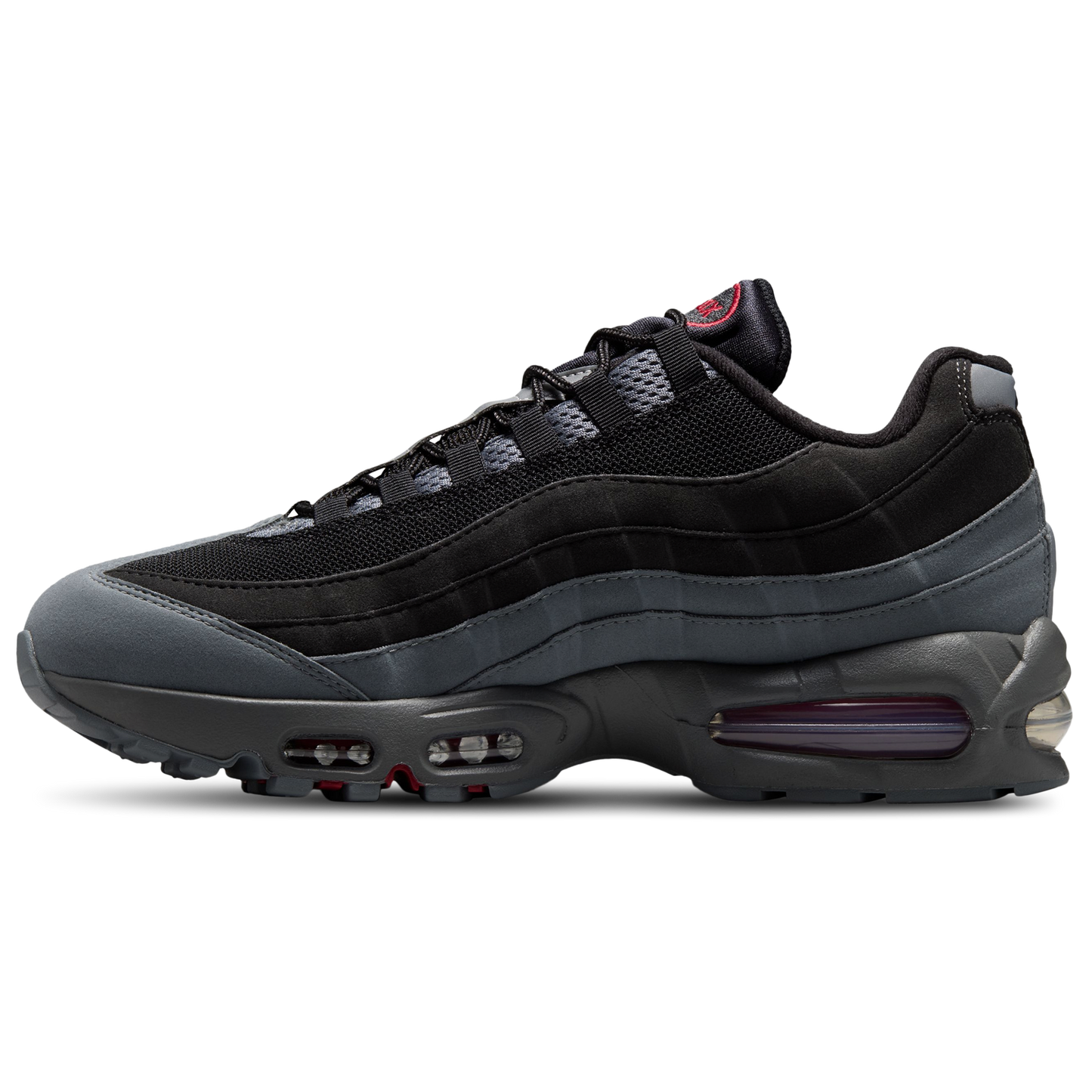 Nike Air Max 95 Big Bubble - Men's - Tough Red/Smoke Grey/Black