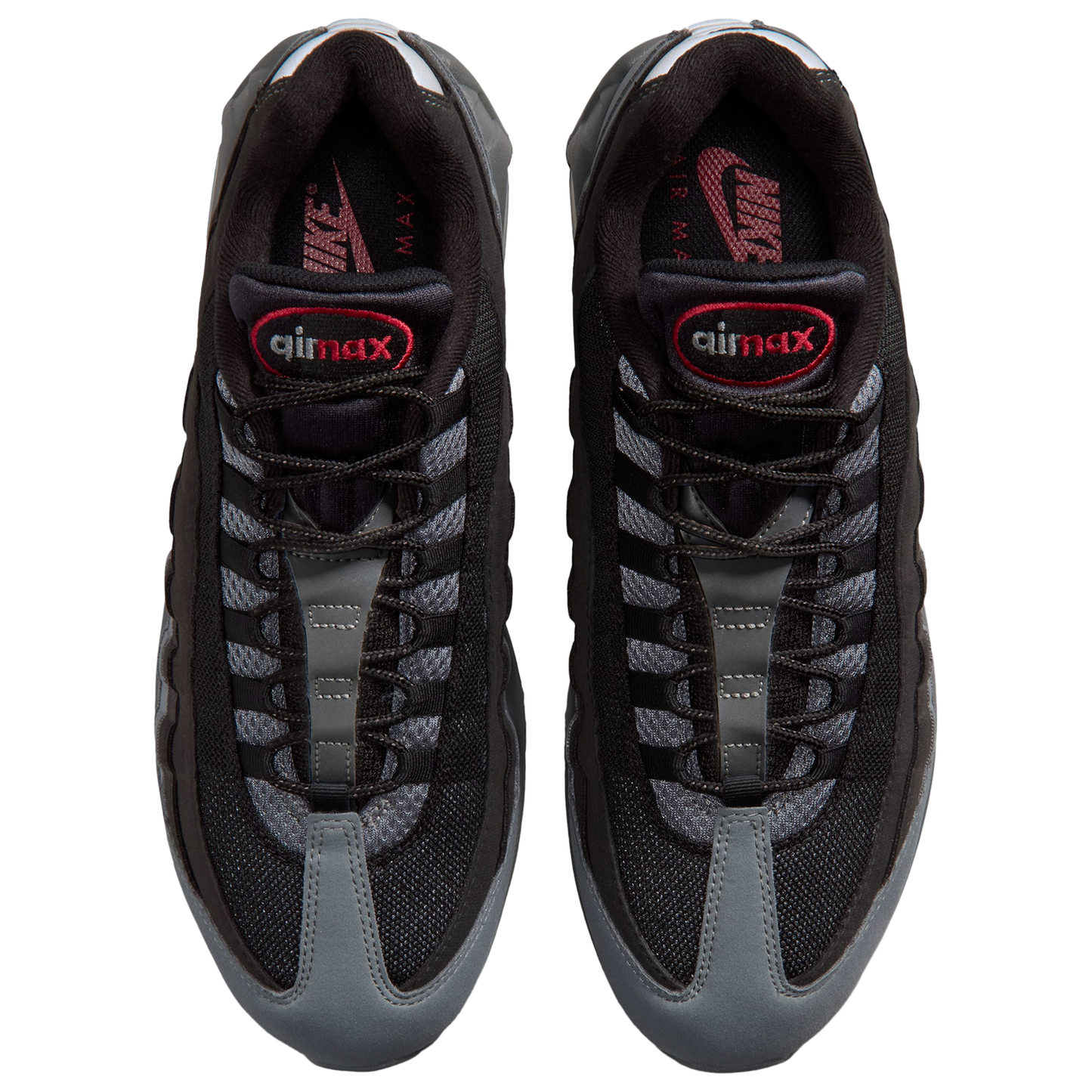 Nike Air Max 95 Big Bubble - Men's - Tough Red/Smoke Grey/Black