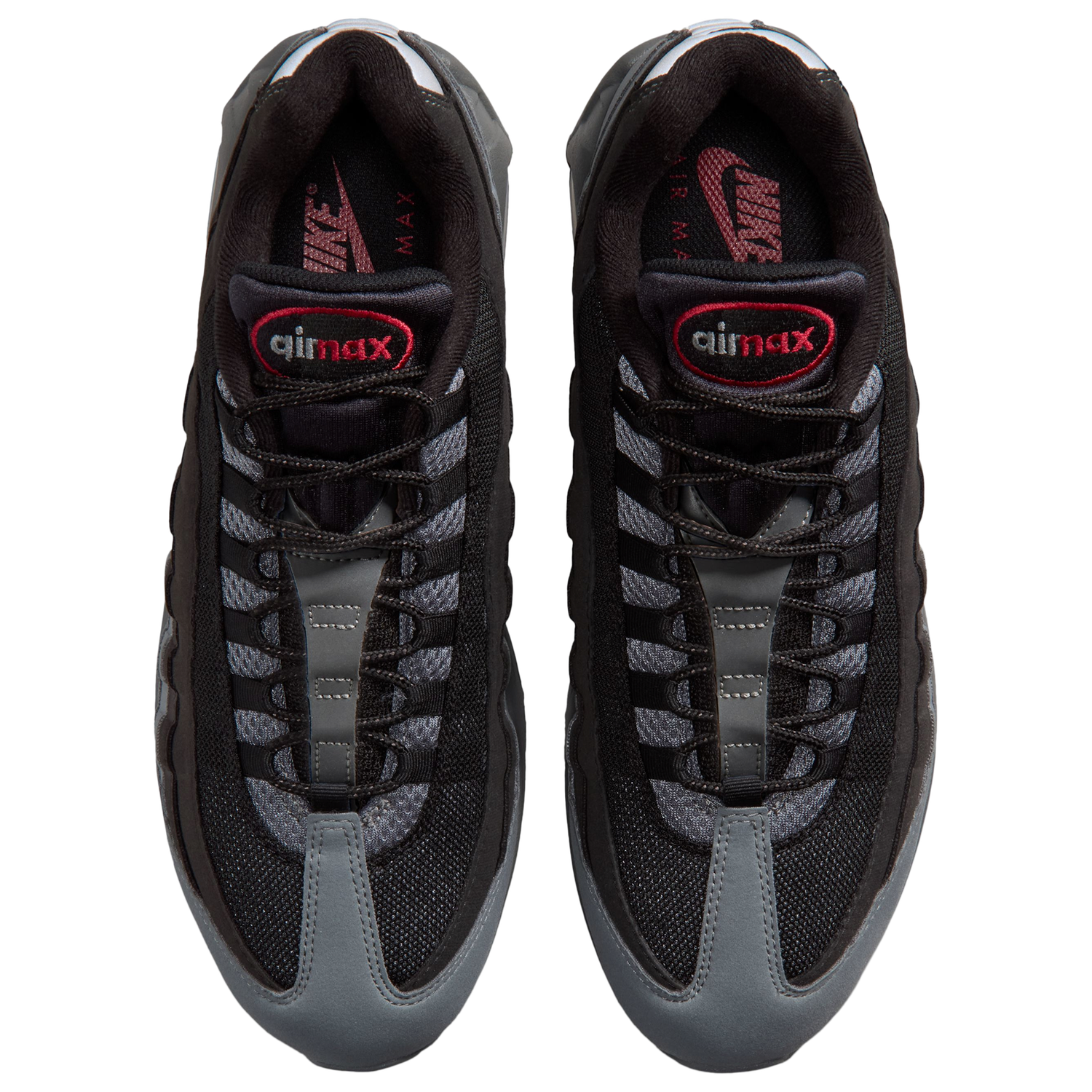 Nike Air Max 95 Big Bubble - Men's - Tough Red/Smoke Grey/Black