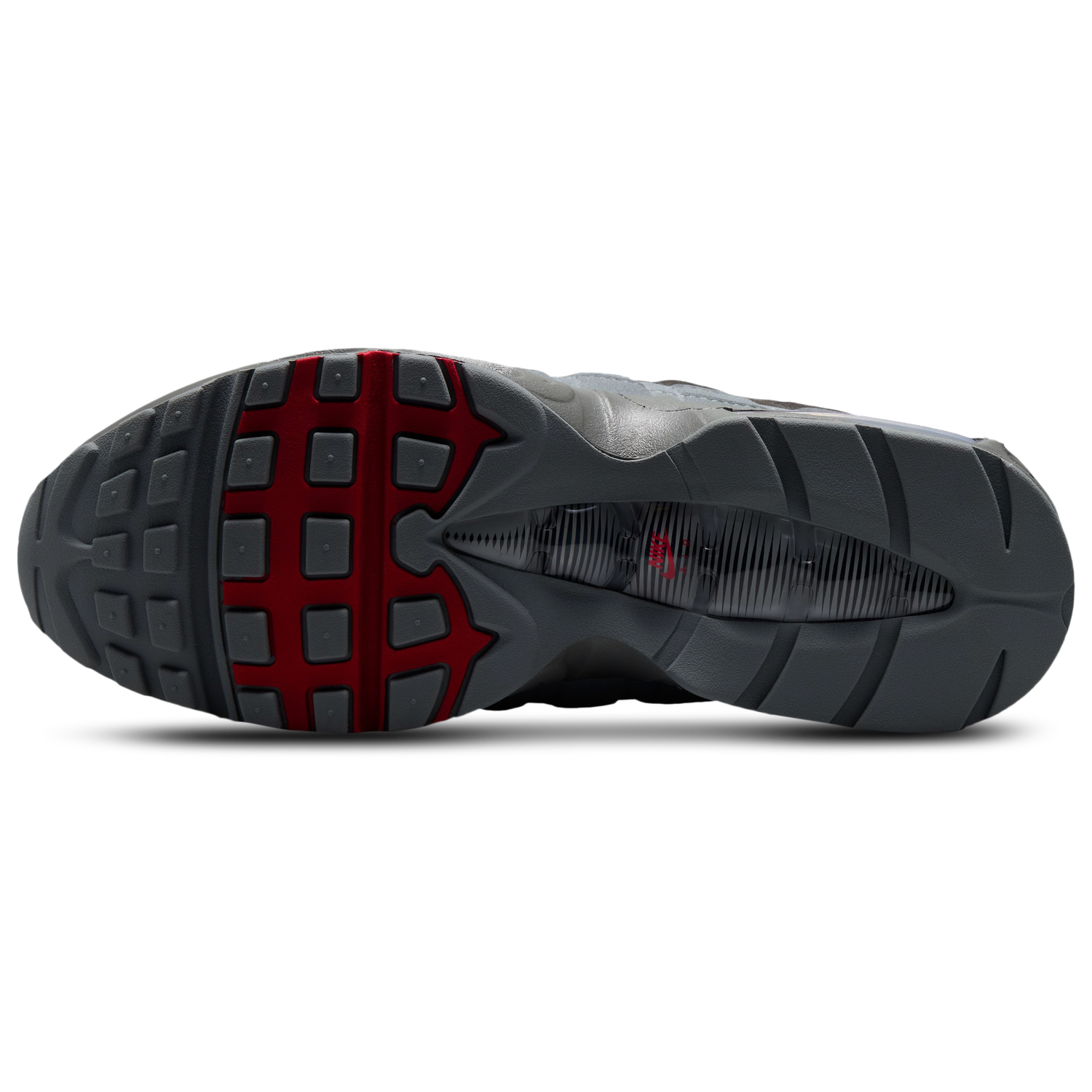 Nike Air Max 95 Big Bubble - Men's - Tough Red/Smoke Grey/Black