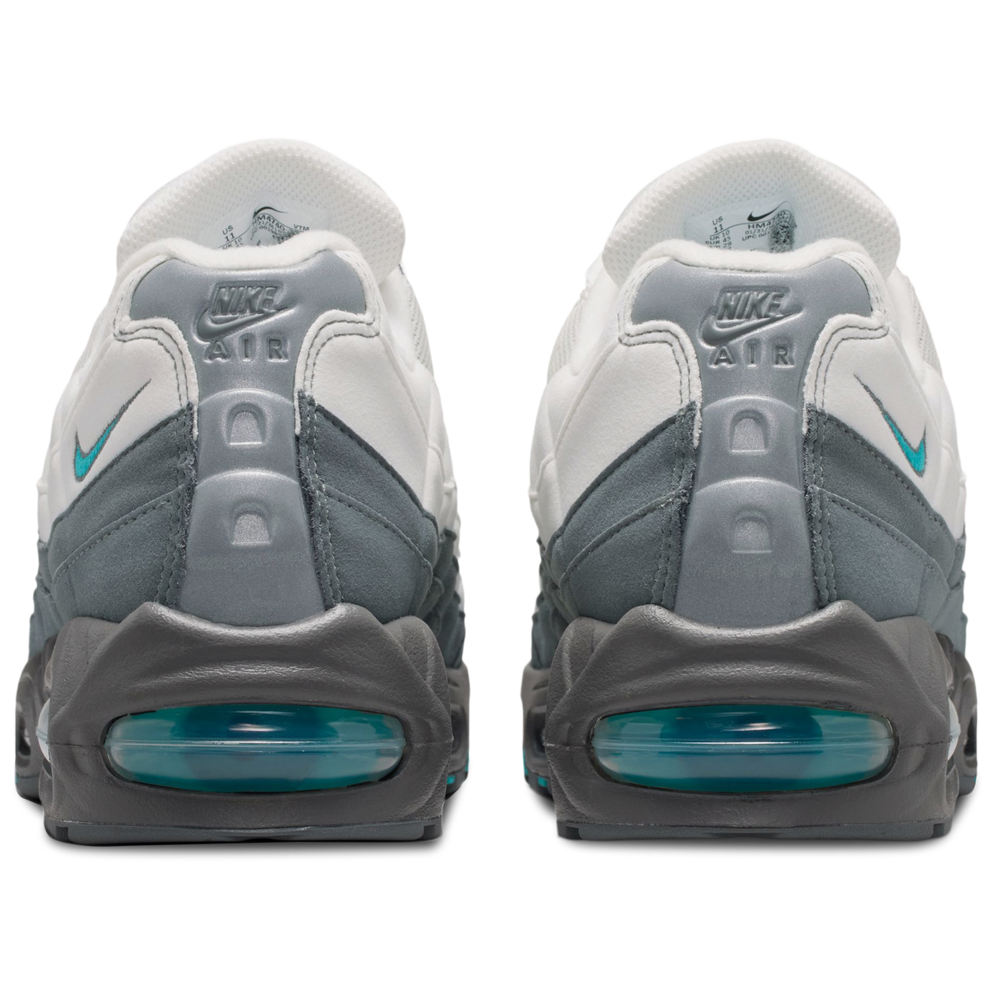 Nike Air Max 95 Big Bubble - Men's - Summit White/Dusty Cactus/Smoke Grey