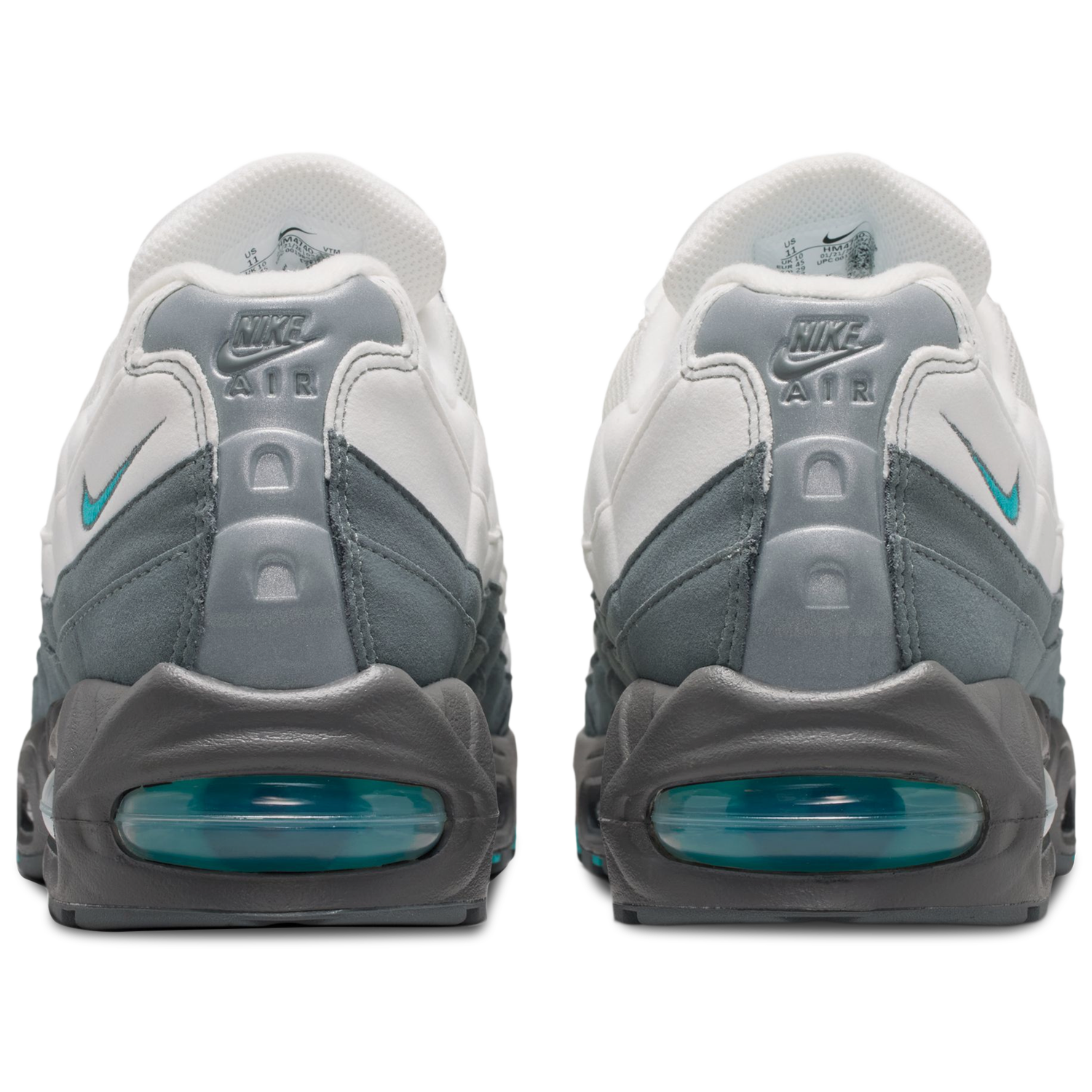 Nike Air Max 95 Big Bubble - Men's - Summit White/Dusty Cactus/Smoke Grey