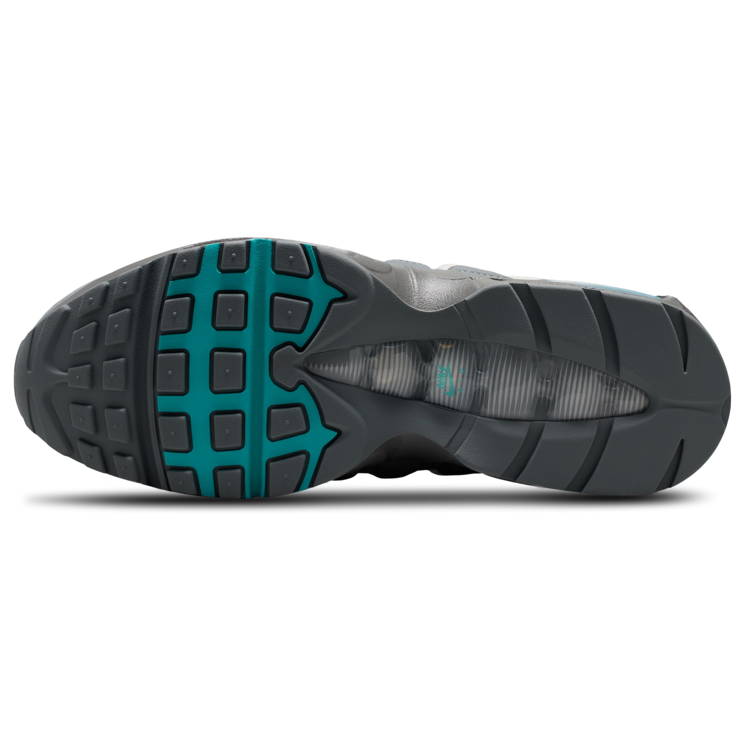Nike Air Max 95 Big Bubble - Men's - Summit White/Dusty Cactus/Smoke Grey