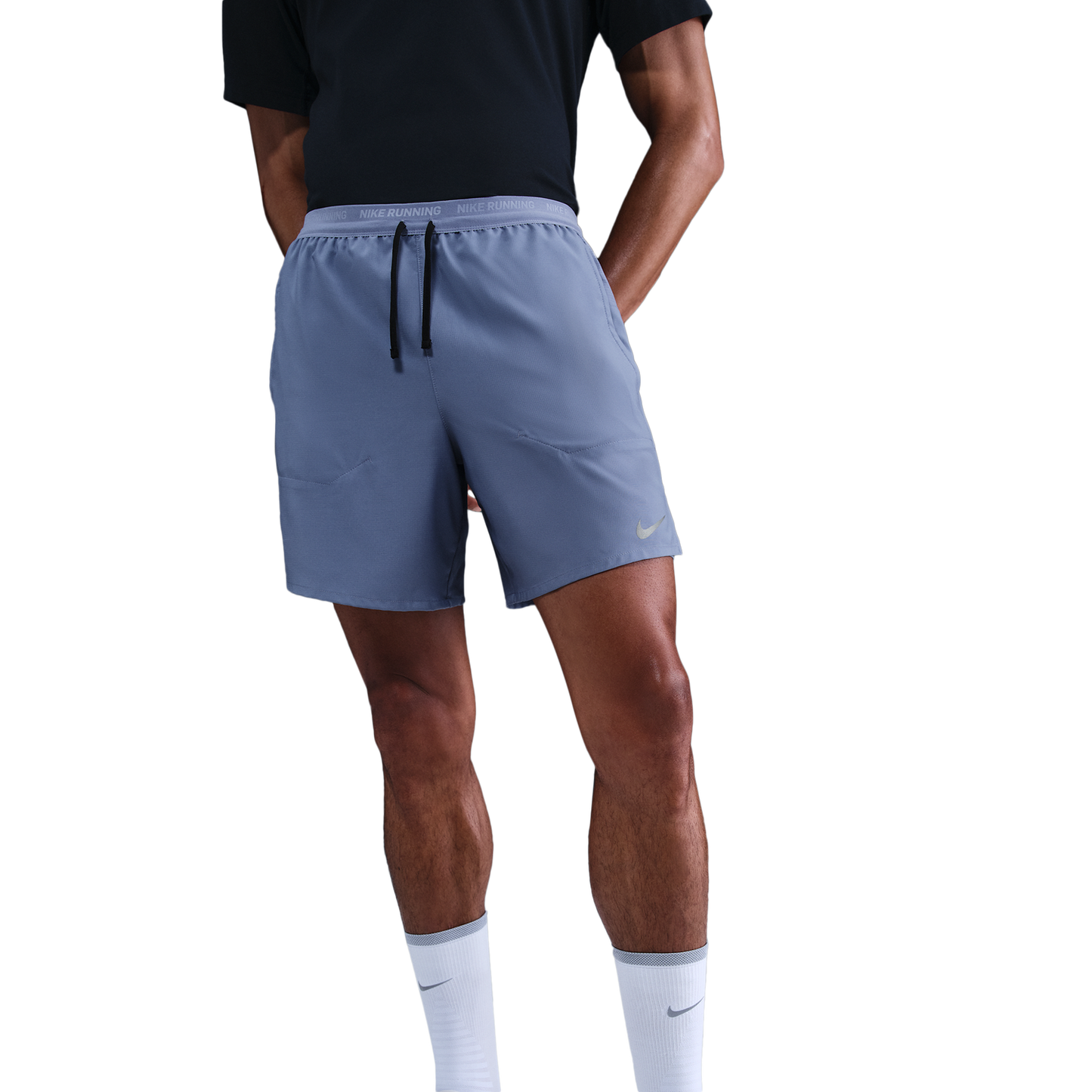 Nike Dri-FIT Stride 2in1 7" Shorts - Men's - World Indigo/World Indigo/Black