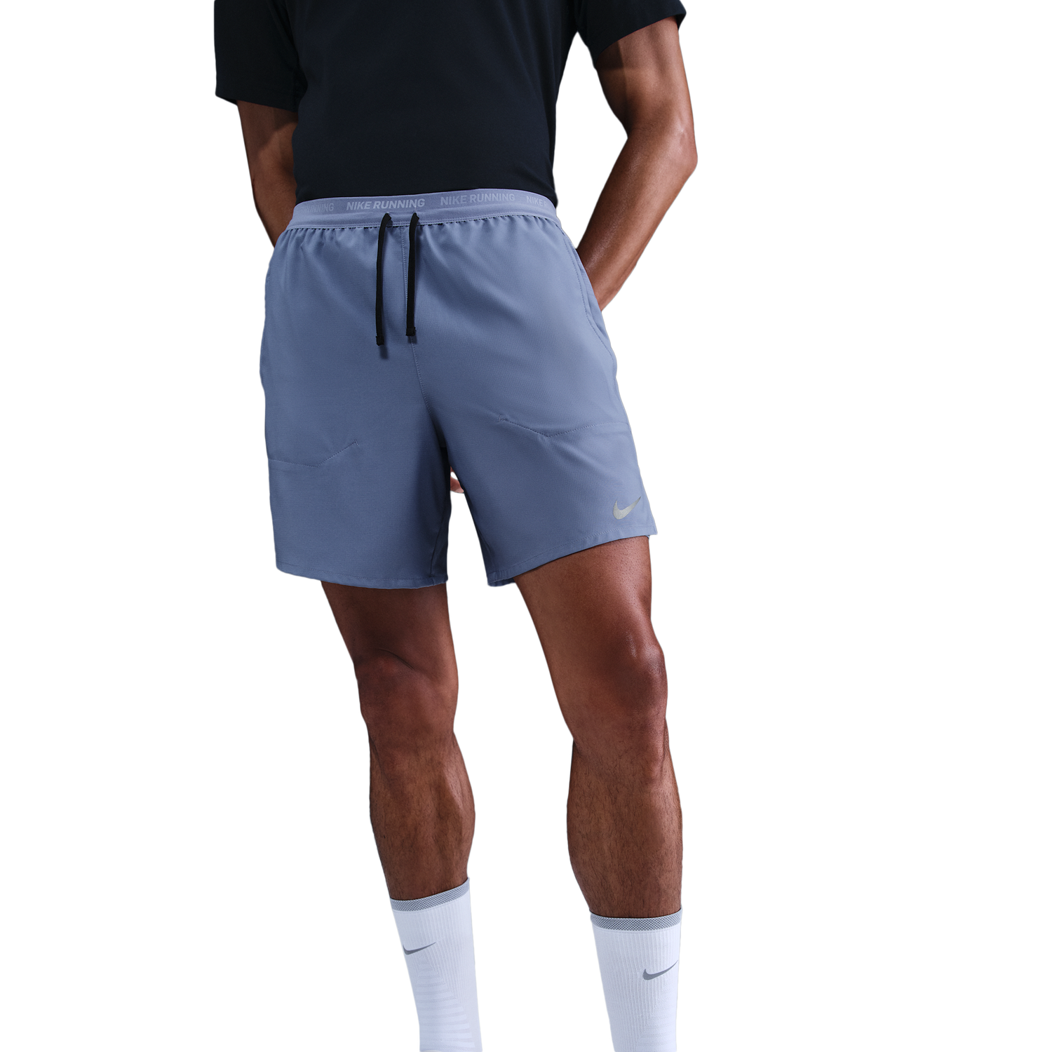 Nike Dri-FIT Stride 2in1 7" Shorts - Men's - World Indigo/World Indigo/Black