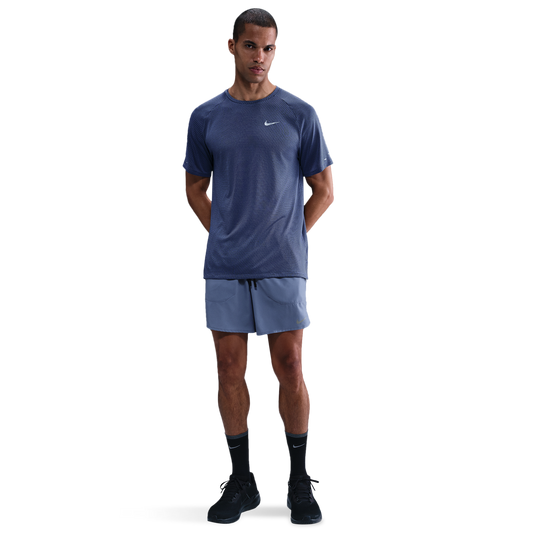 Nike Dri-FIT Stride 7" BF Shorts - Men's - World Indigo/Black/Reflective Silver