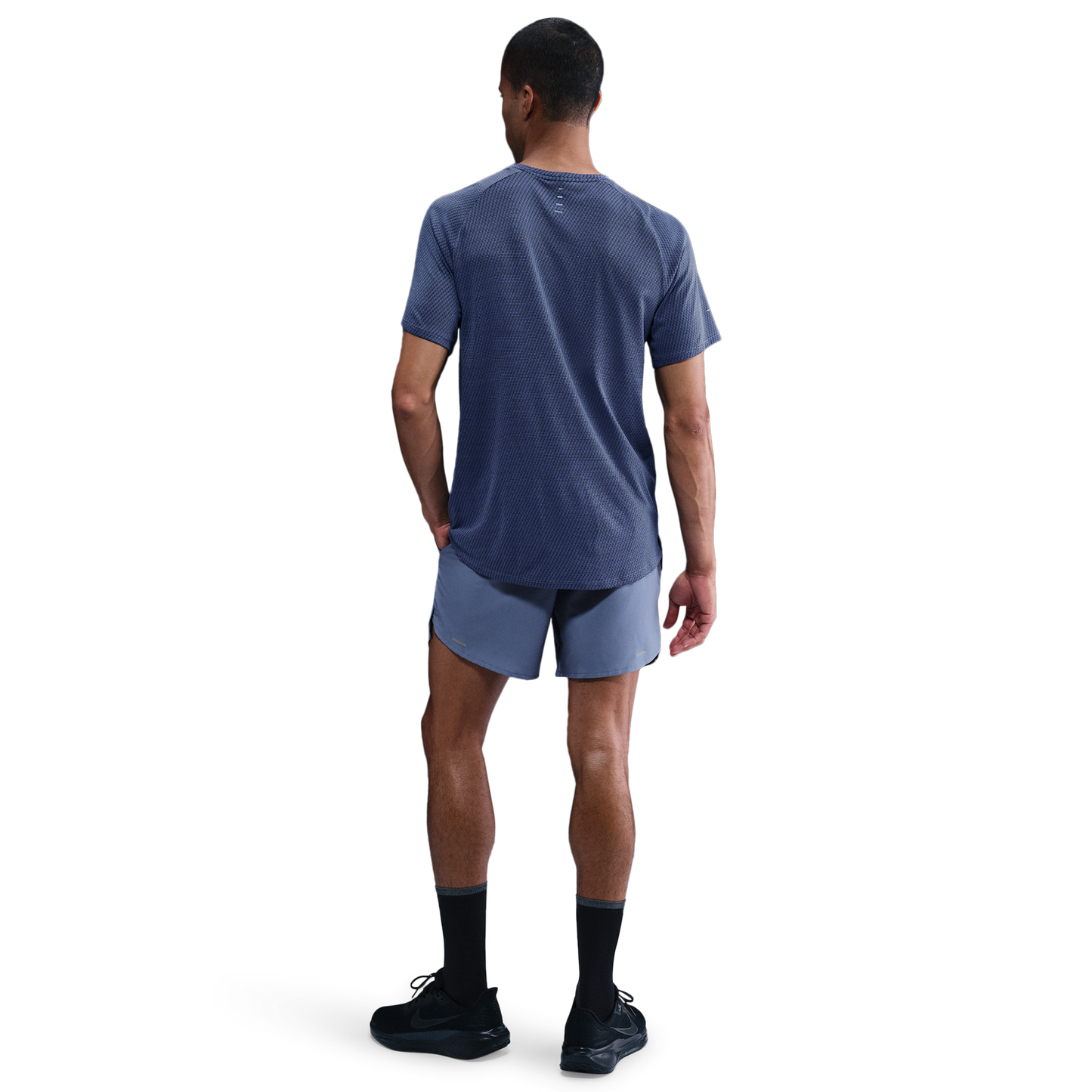 Nike Dri-FIT Stride 7" BF Shorts - Men's - World Indigo/Black/Reflective Silver