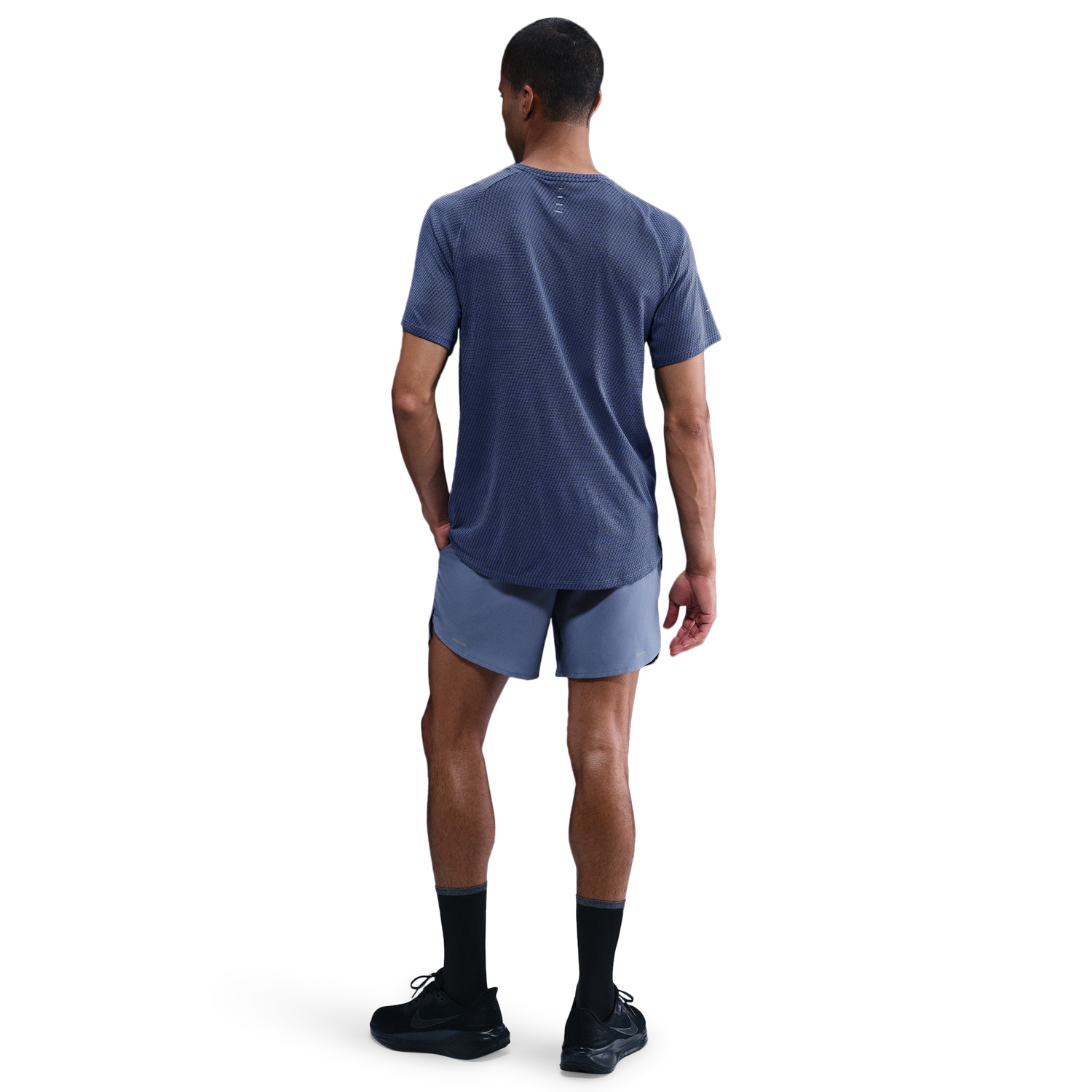 Nike Dri-FIT Stride 7" BF Shorts - Men's - World Indigo/Black/Reflective Silver