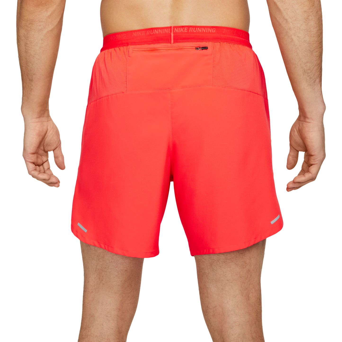 Nike Dri-FIT Stride 7" BF Shorts - Men's - Bright Crimson/Black/Reflective Silver