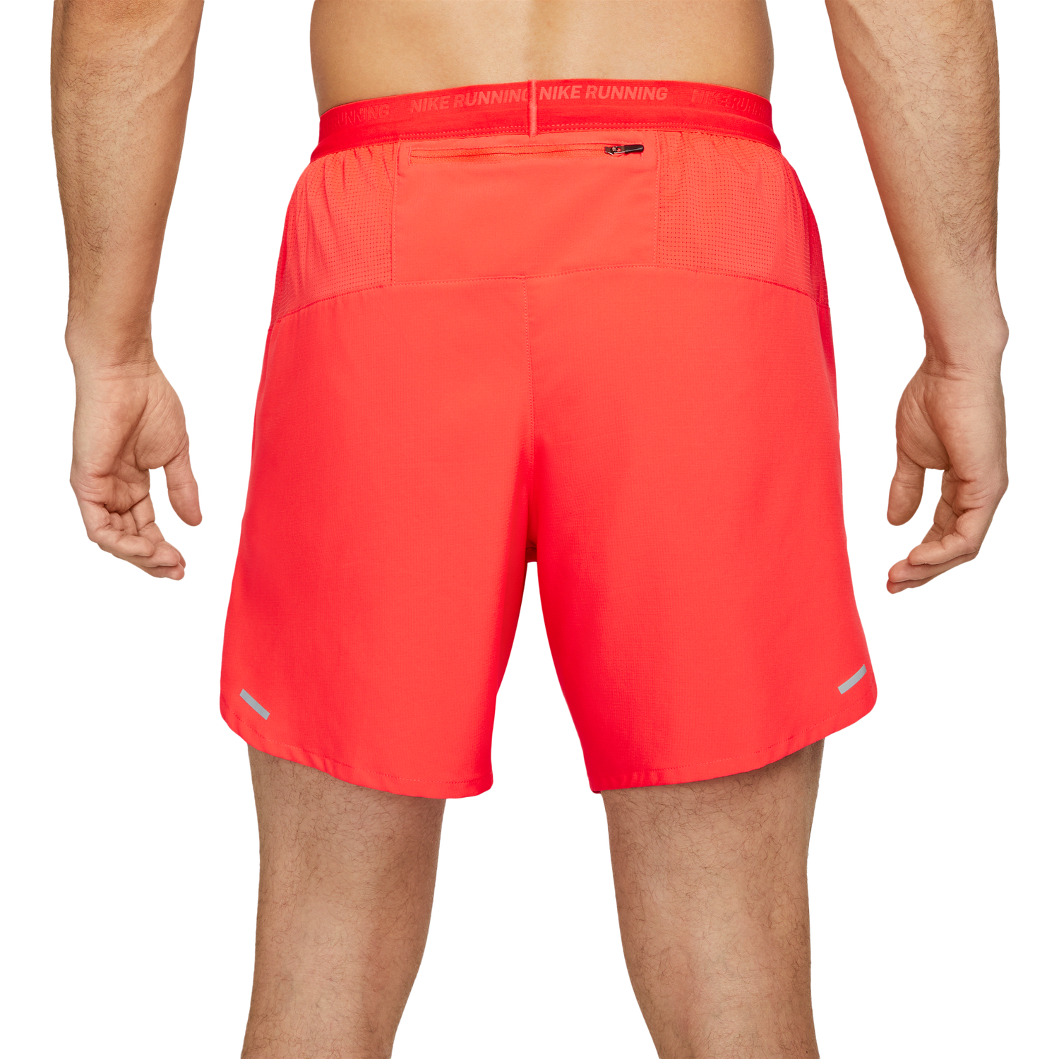 Nike Dri-FIT Stride 7" BF Shorts - Men's - Bright Crimson/Black/Reflective Silver
