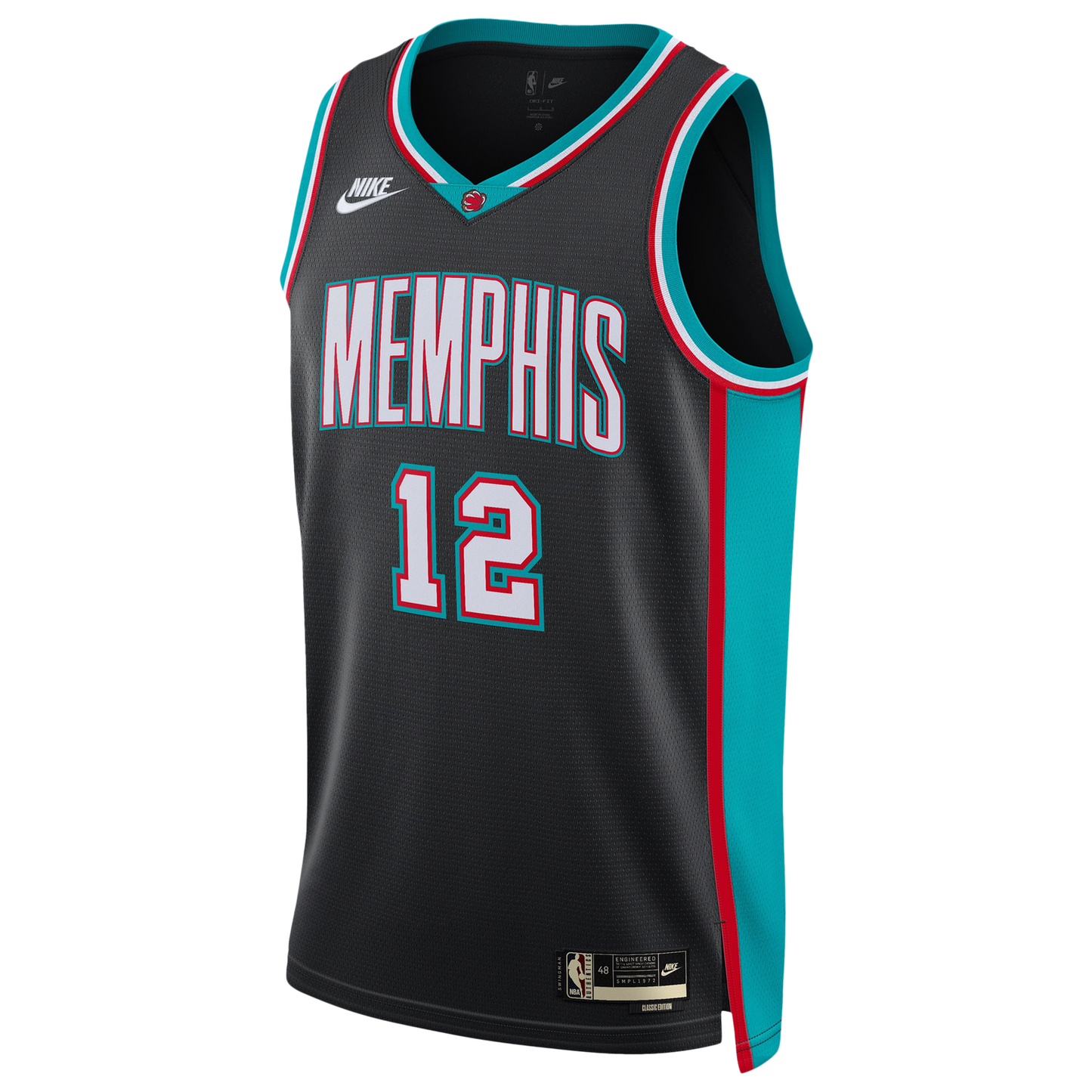 Nike Grizzlies Swingman Jersey - Men's - Multi/Black