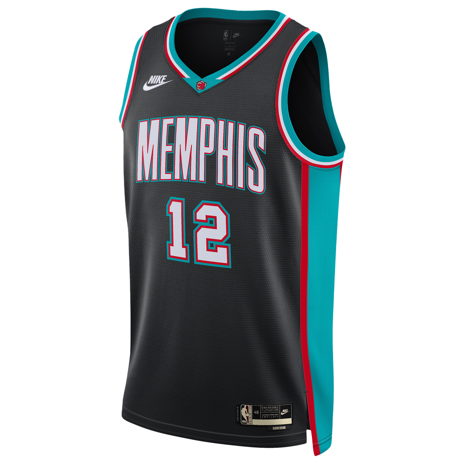 Nike Grizzlies Swingman Jersey - Men's - Multi/Black