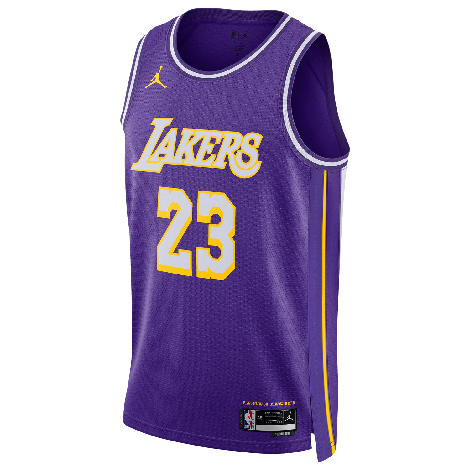 Nike Lakers Dri-FIT STM 25 Swingman Jersey - Men's - Purple/Multi