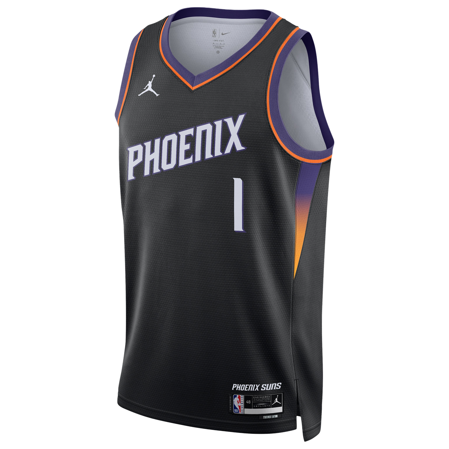 Nike Suns Dri-FIT STM 25 Swingman Jersey - Men's - Black/Multi