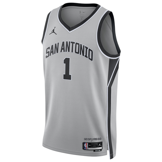 Nike Spurs Dri-FIT STM 25 Swingman Jersey - Men's - Silver/Multi