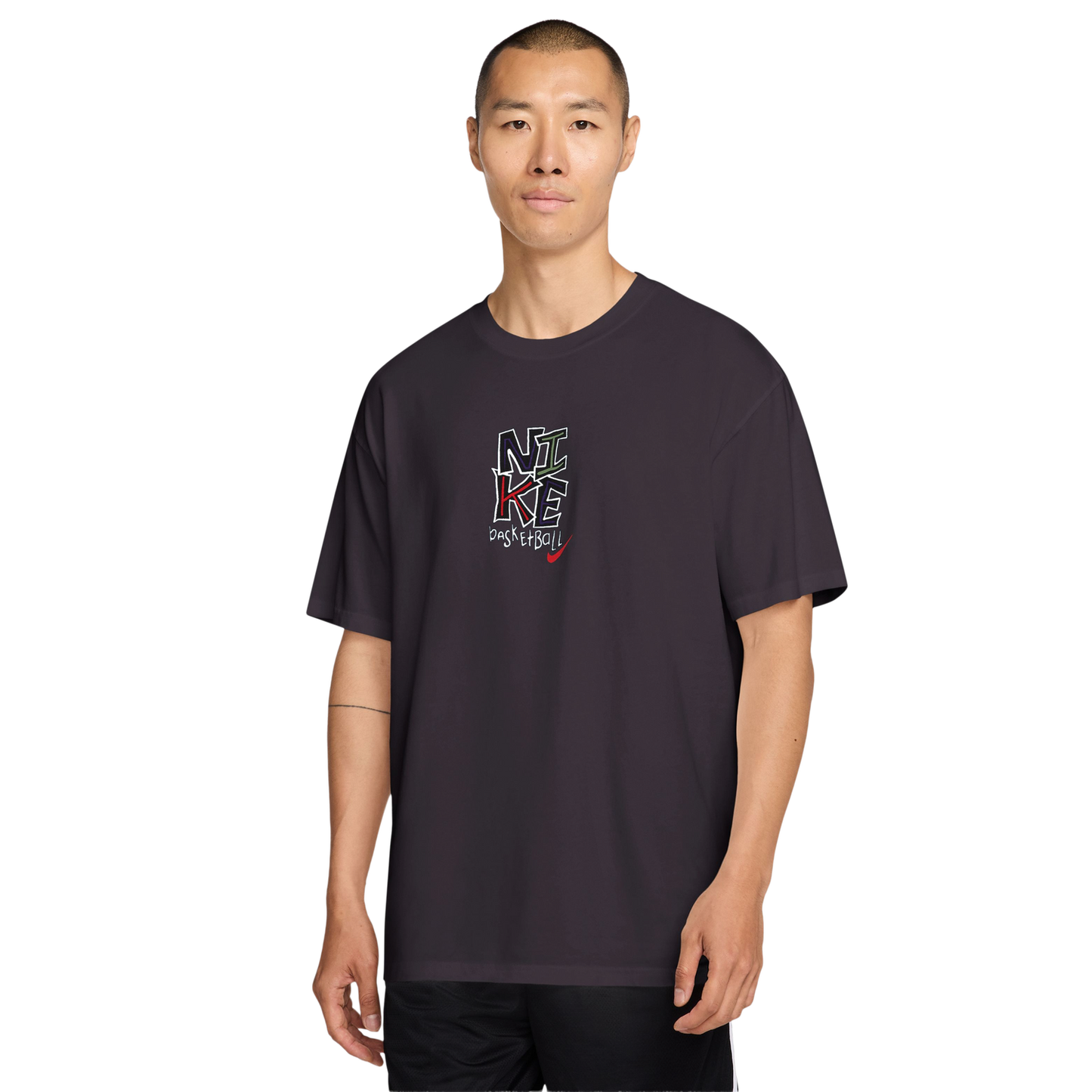 Nike M90 Summit Just Do It Basketball T-Shirt - Men's - Black/White