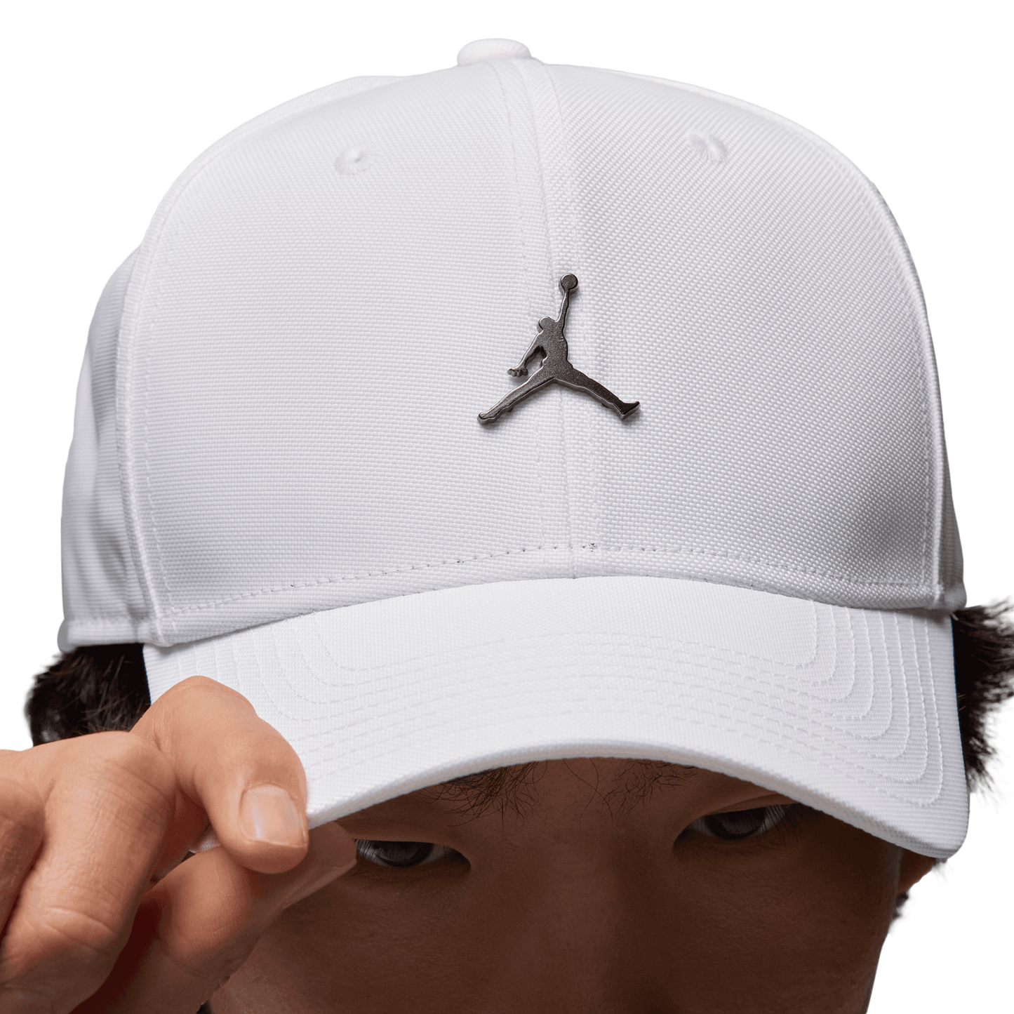 Jordan Jumpman Metal Rise Cap - Men's - Grey/White