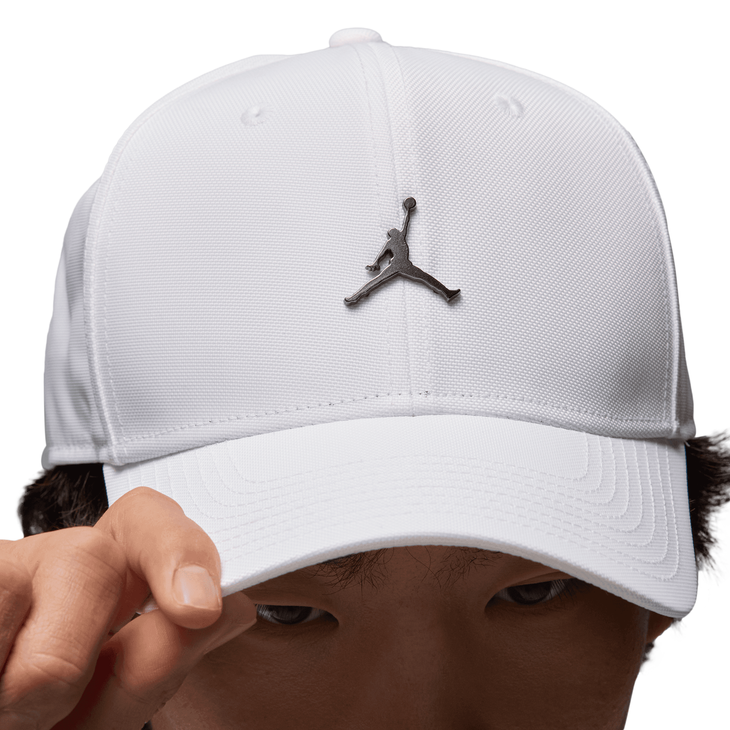 Jordan Jumpman Metal Rise Cap - Men's - Grey/White