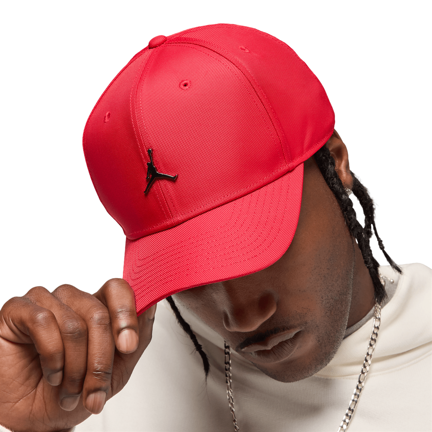 Jordan Jumpman Metal Rise Cap - Men's - Grey/Red