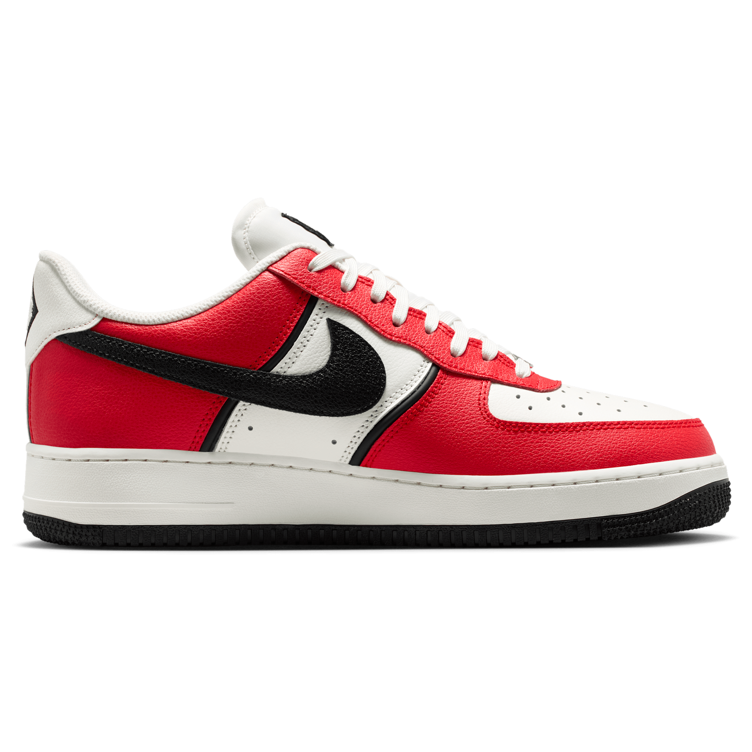Nike Air Force 1 '07 LV8 - Men's - Red/Black/Silver