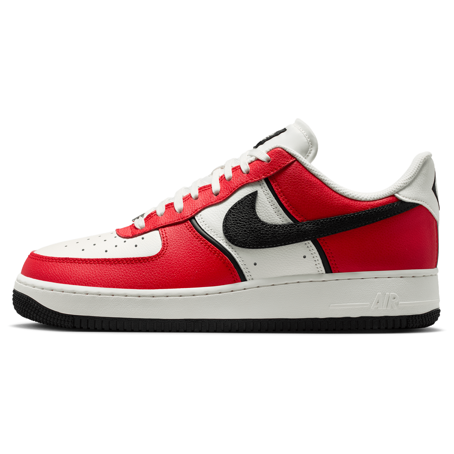Nike Air Force 1 '07 LV8 - Men's - Red/Black/Silver