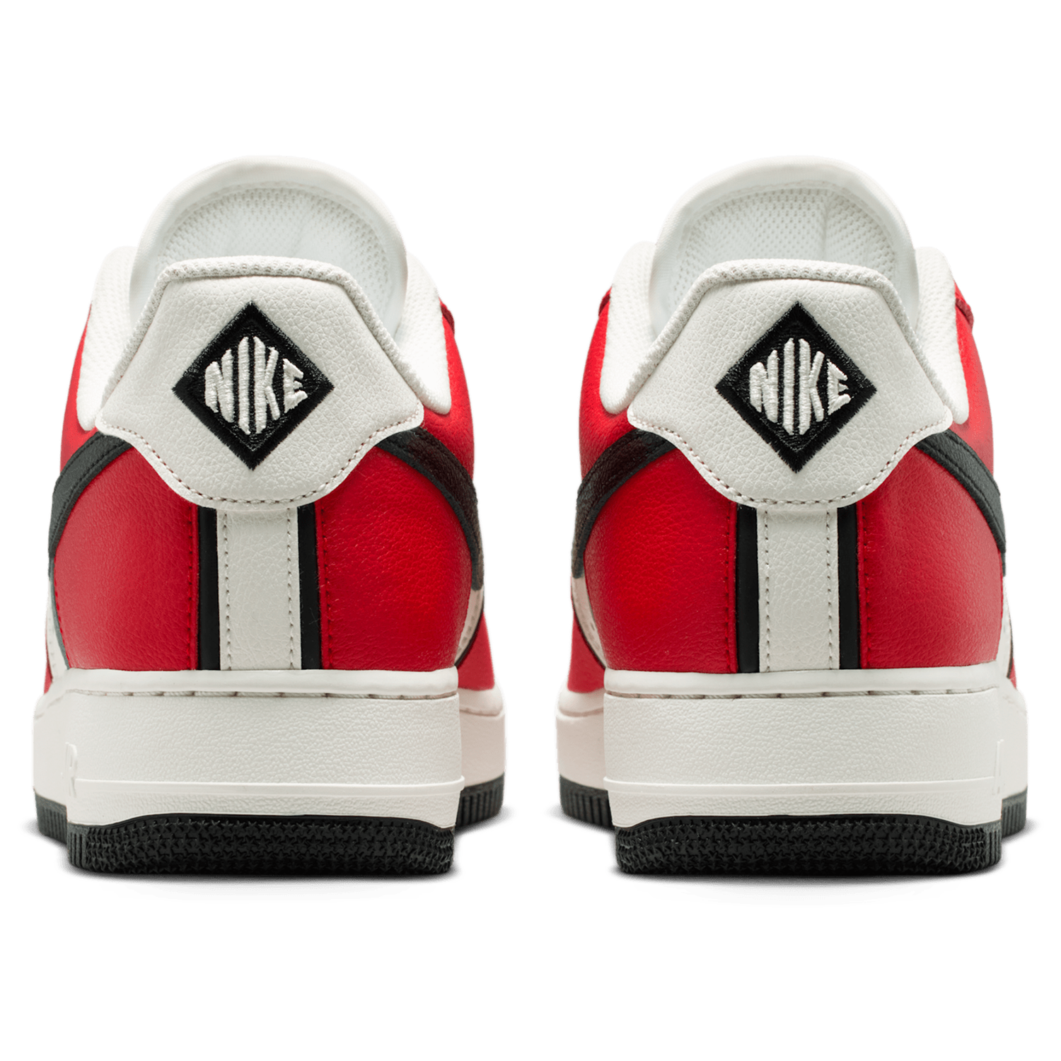Nike Air Force 1 '07 LV8 - Men's - Red/Black/Silver