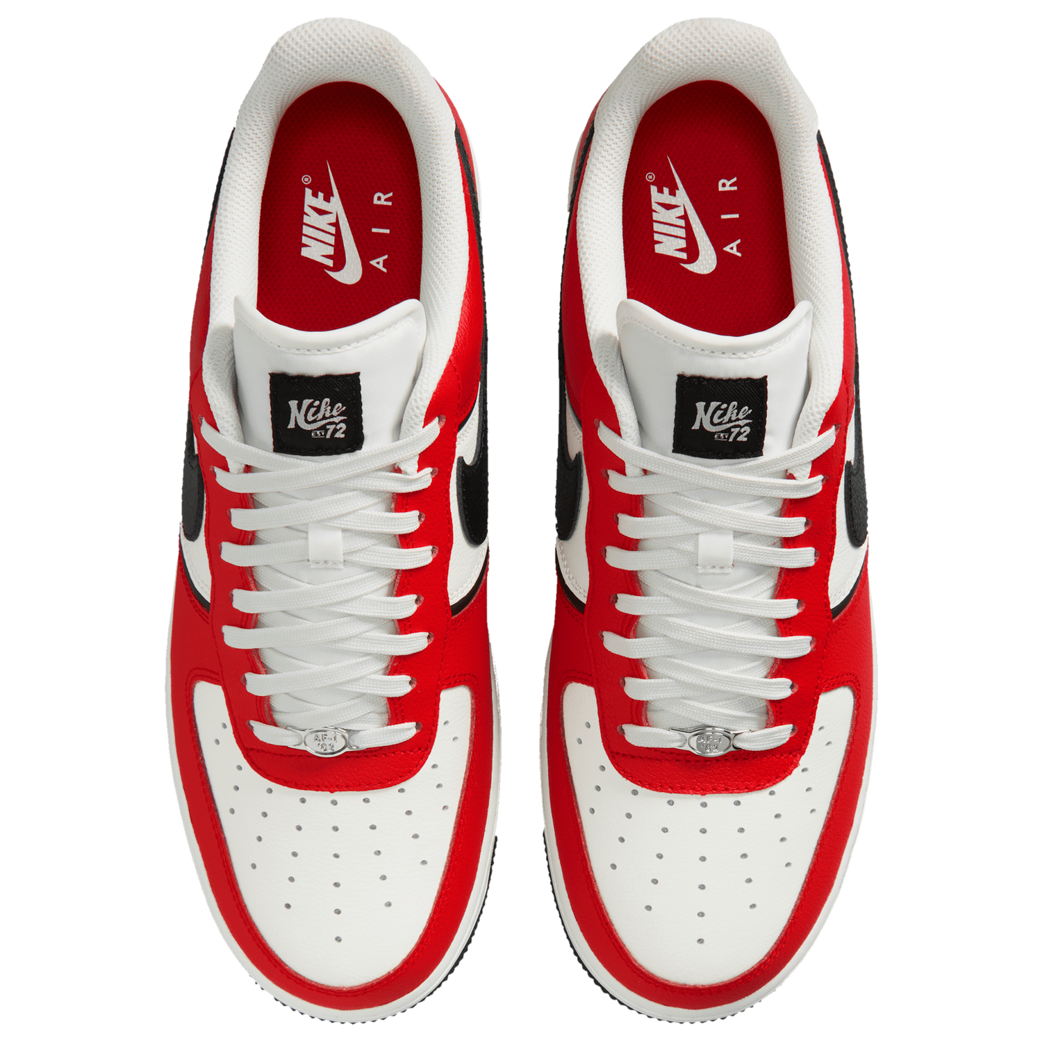 Nike Air Force 1 '07 LV8 - Men's - Red/Black/Silver