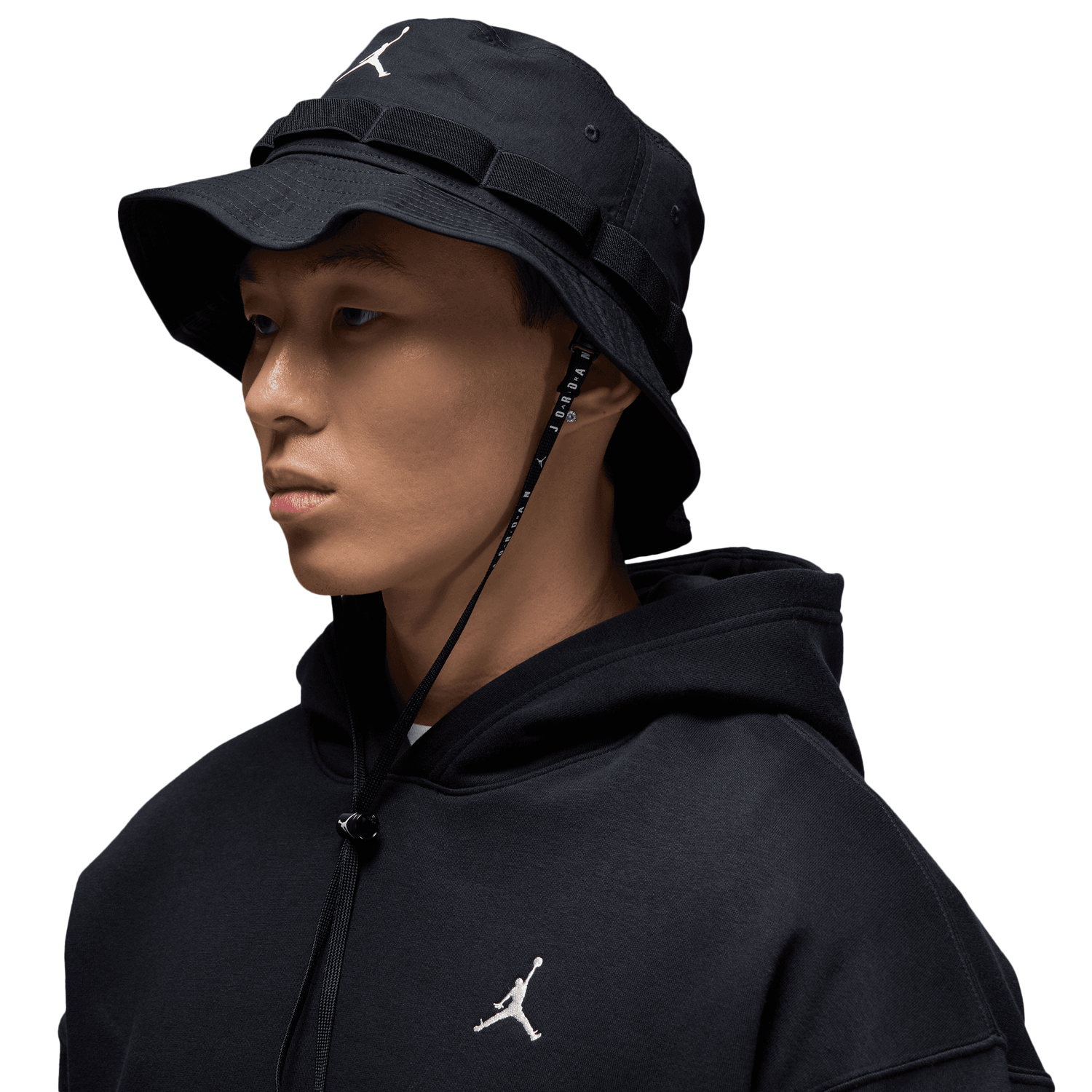 Jordan Apex Jumpman Bucket Hat - Men's - Black/White