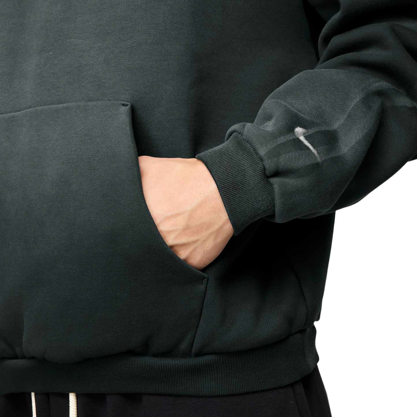 Nike Fleece Pullover Hoodie - Men's - Silver/Black
