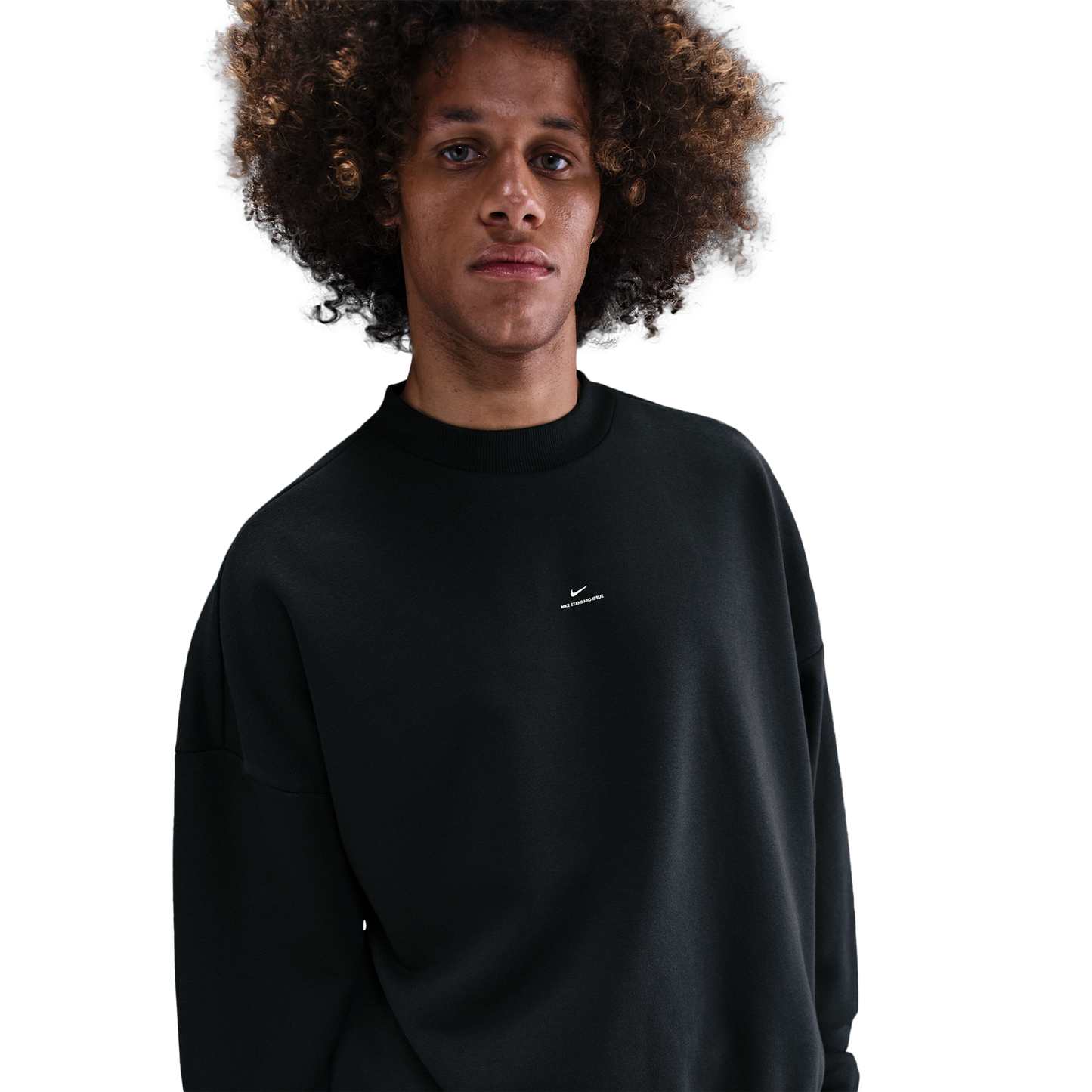Nike TF SI Brush Crew - Men's - Black/Pale Ivory